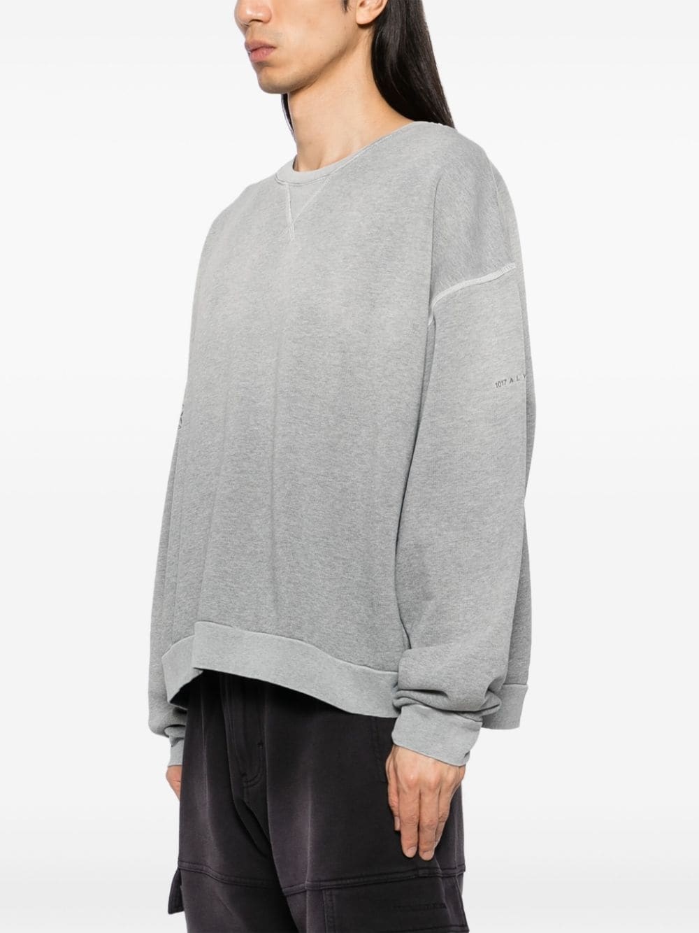 garment-dyed sweatshirt - 3
