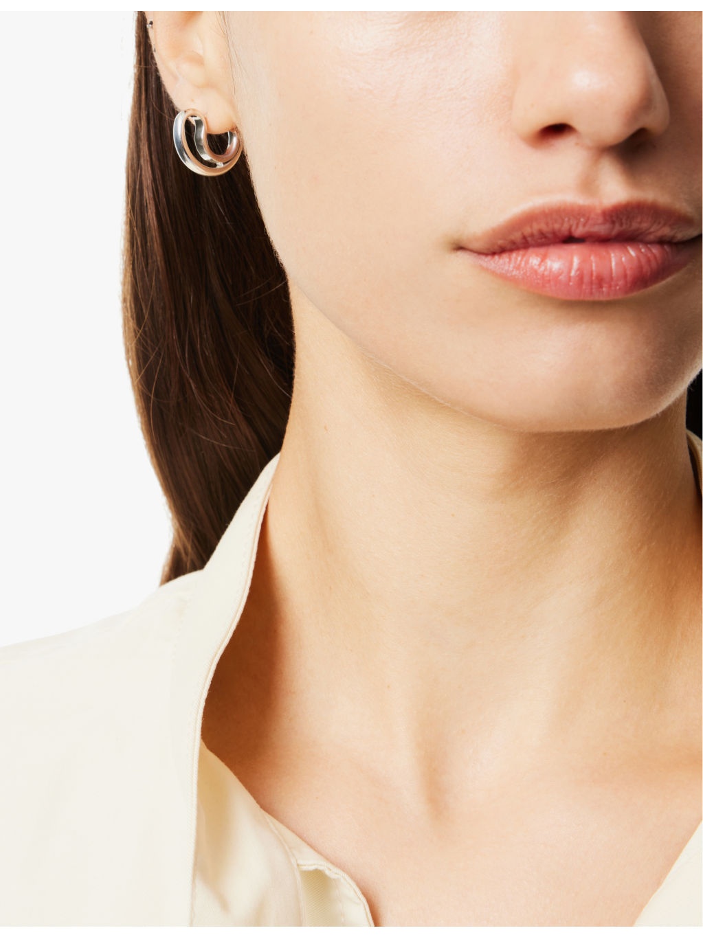 Open Drop sterling-silver earrings - 3