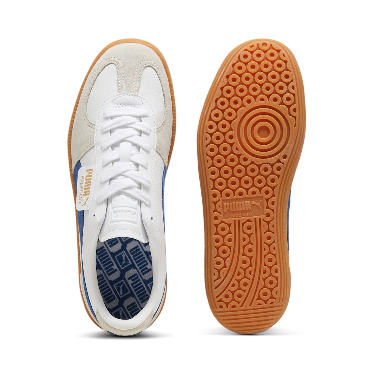 PUMA Palermo Leather 'White Clyde Royal Gum' 396464-06 - 4