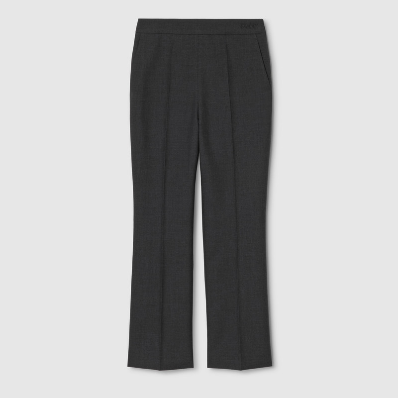 Wool gabardine pant - 1