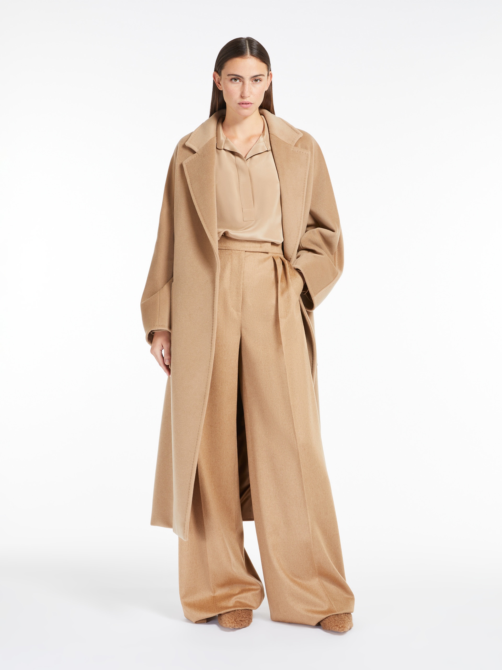 LOCRI Cashmere and wool robe coat - 2