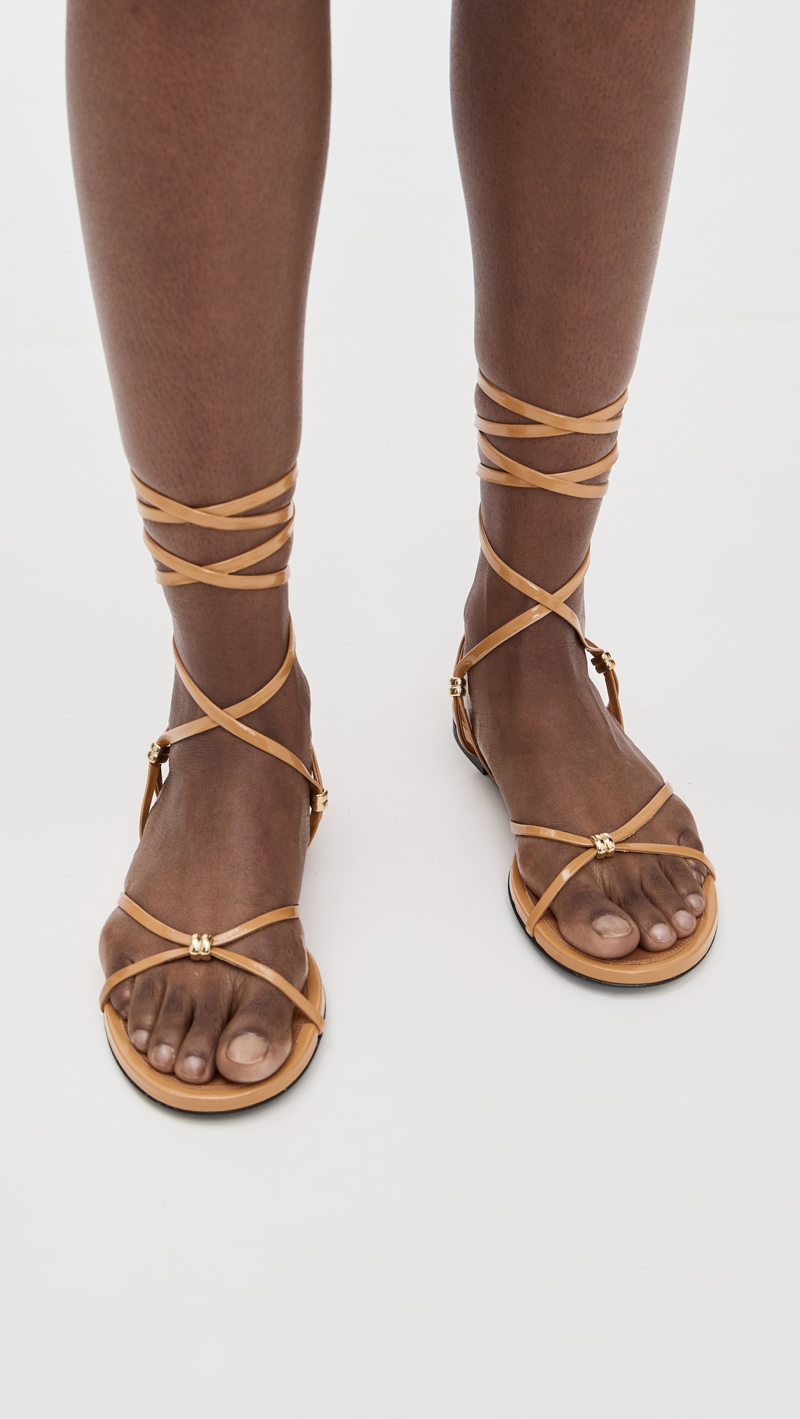 Coil Flat Sandals - 4