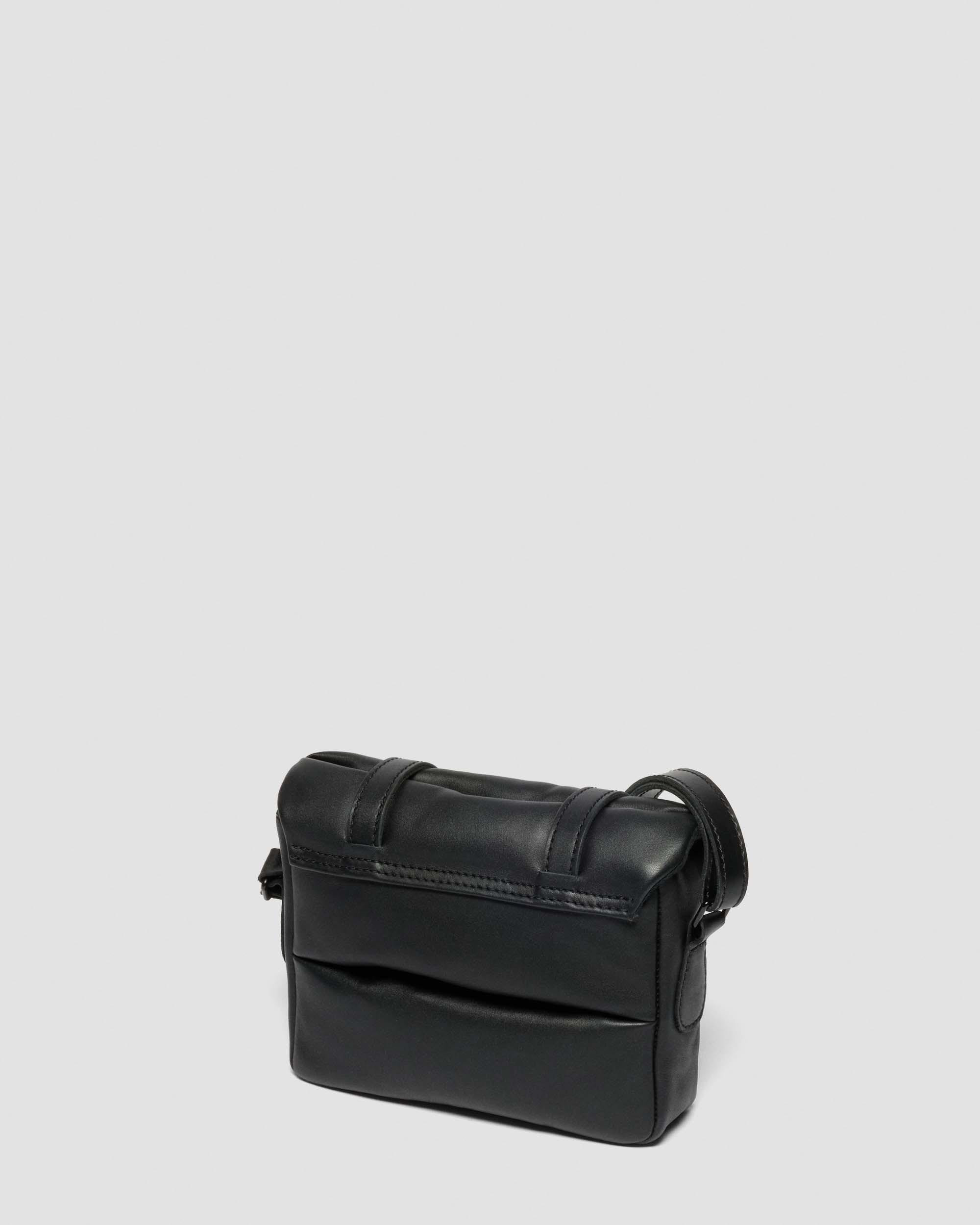 7 INCH PADDED LEATHER SATCHEL - 8