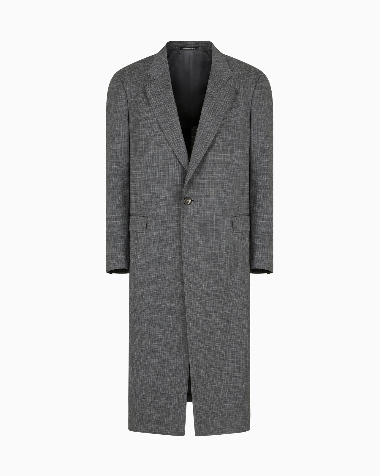 TROPICAL WOOL SINGLE-BREASTED OVERCOAT - 1