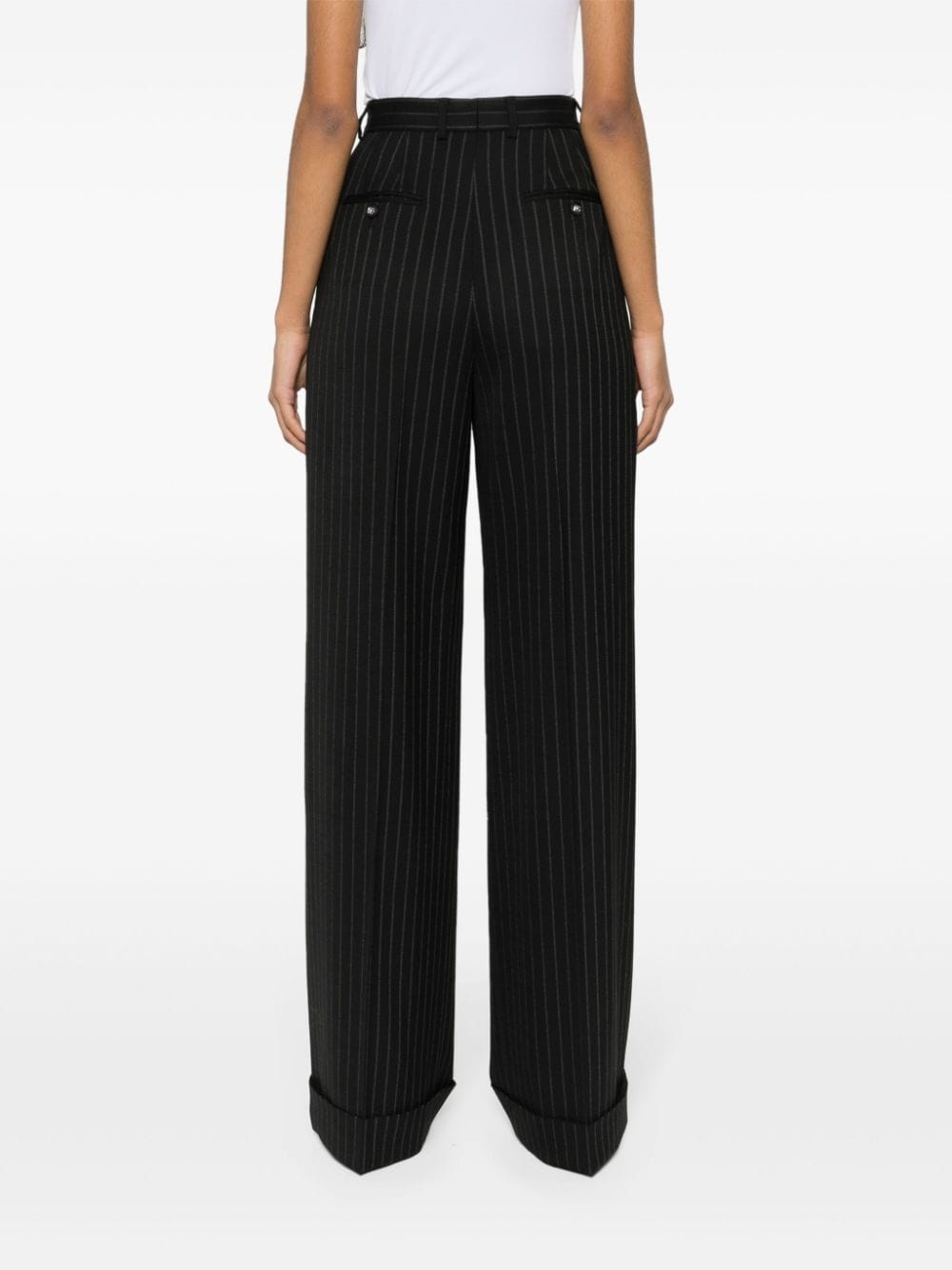 pinstriped Palazzo pants - 4