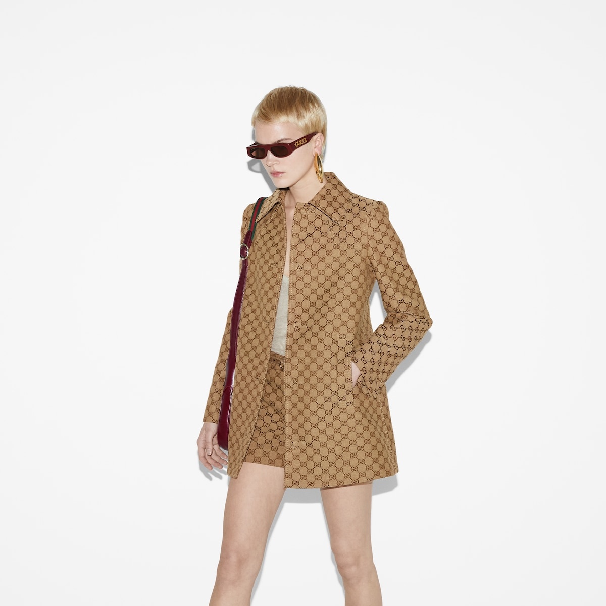 GG canvas coat - 6