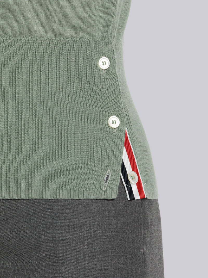 Fine Merino Wool Keyhole Polo 6