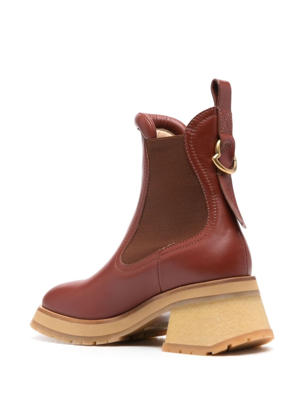 Gigi 70mm leather Chelsea boots - 3