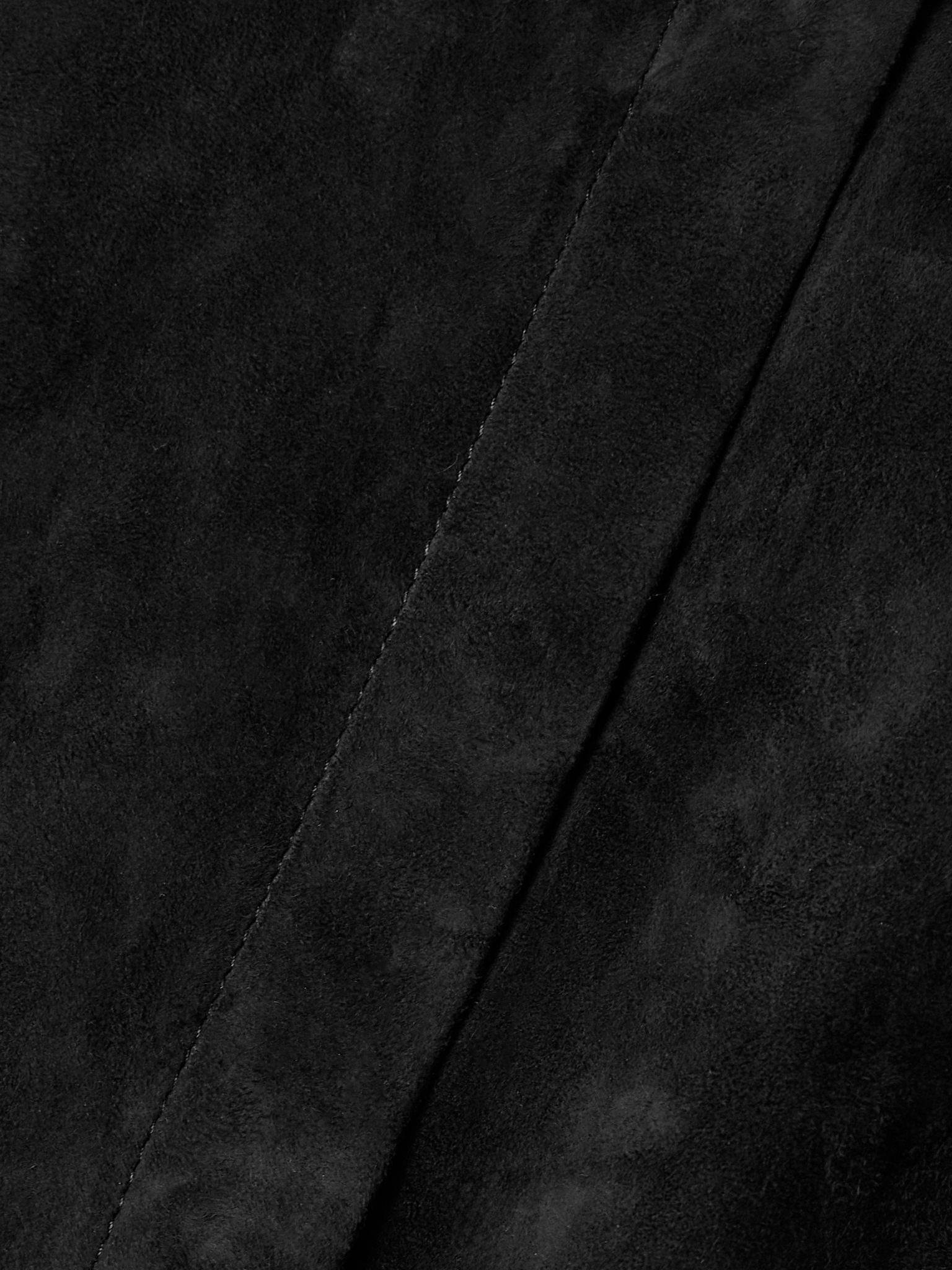 Sanda suede shirt Black - 4