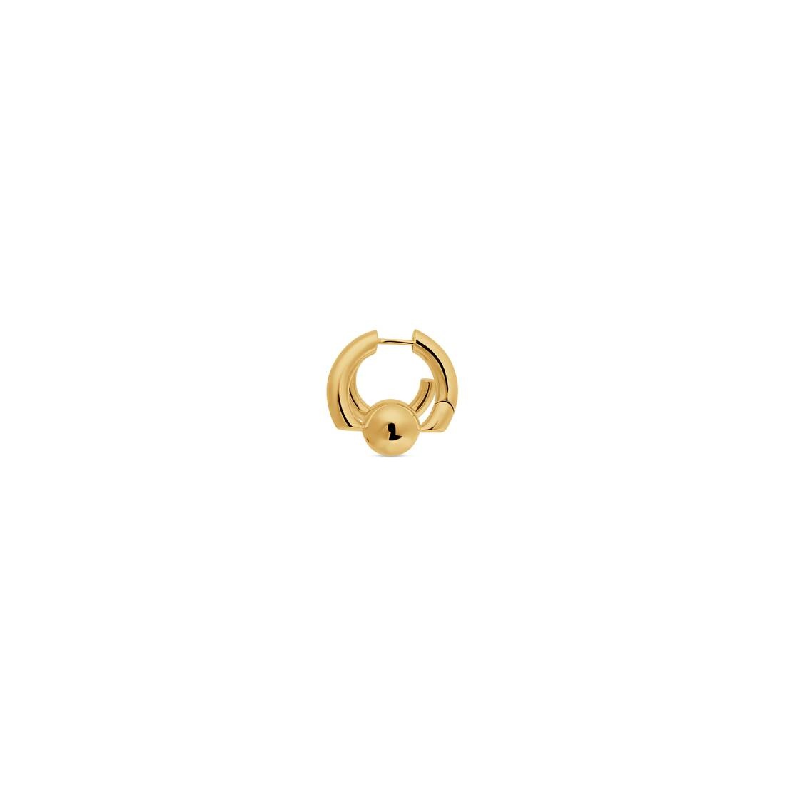 Cut Double Earring  in Gold - 4