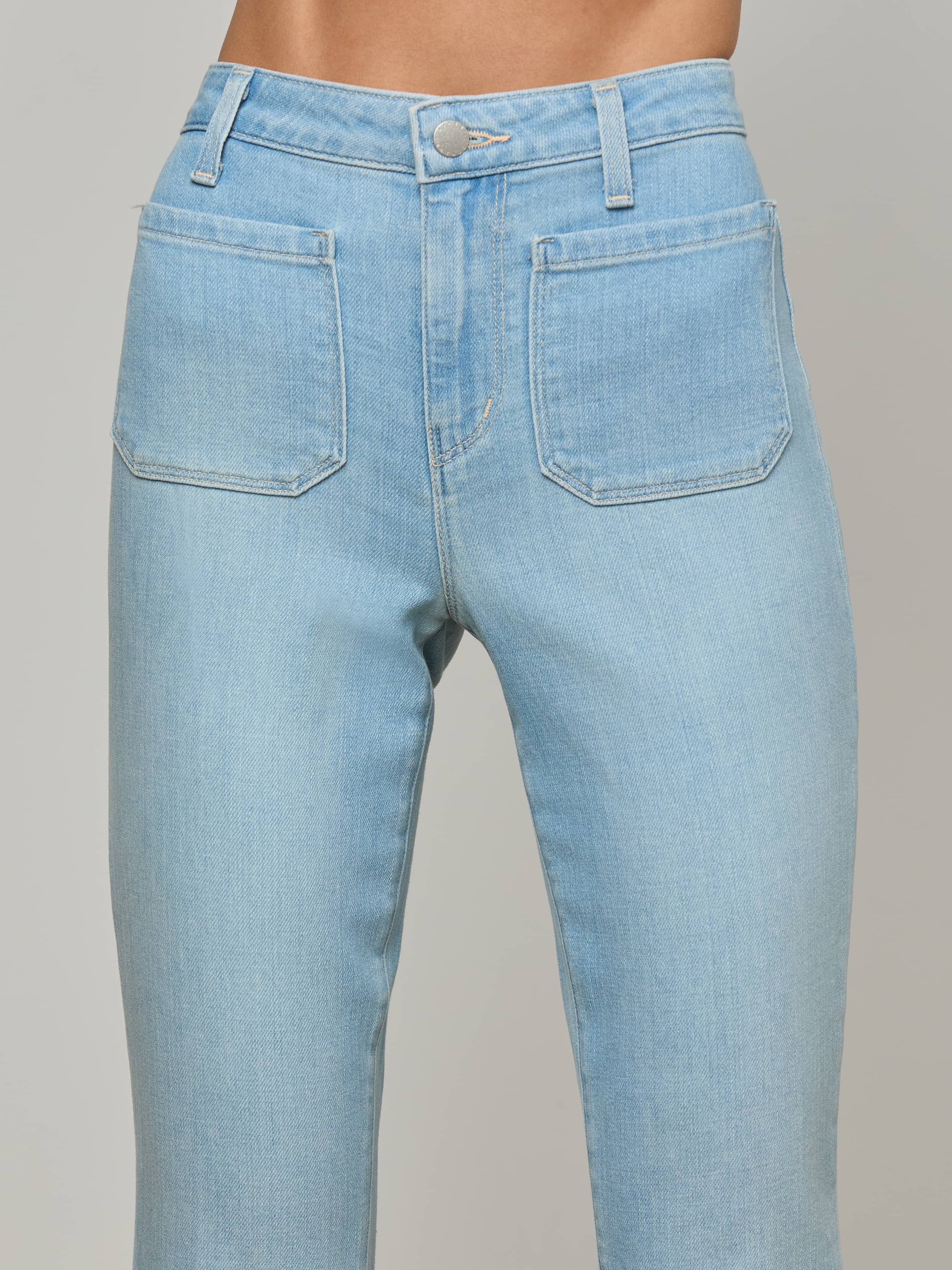 Noya Cropped Slim Flare Jean - 4