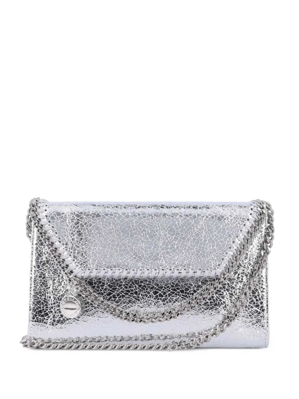 Stella Mccartney Women Falabella Crackle-Effect Crossbody Bag - 1