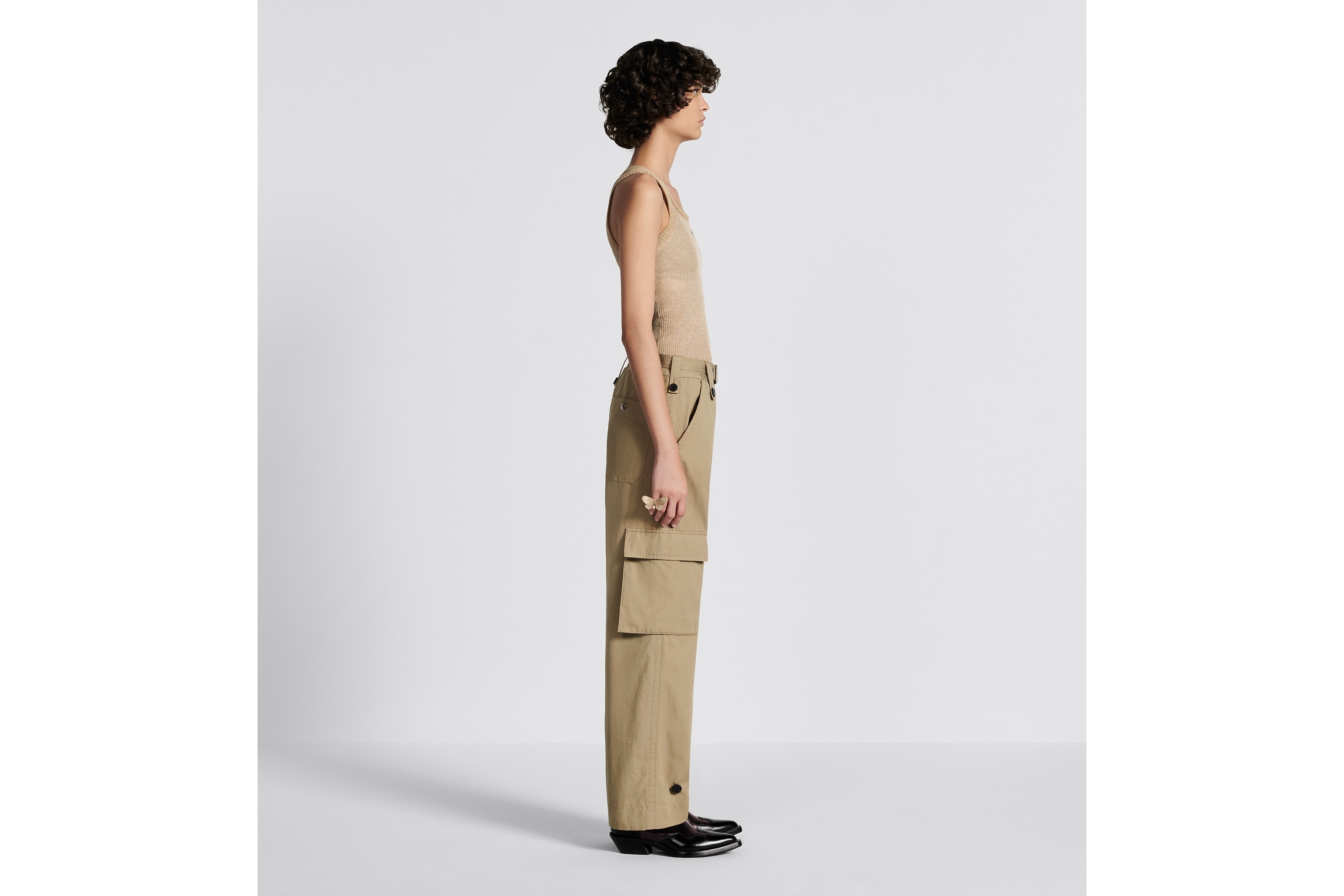 Belted Cargo Pants - 5