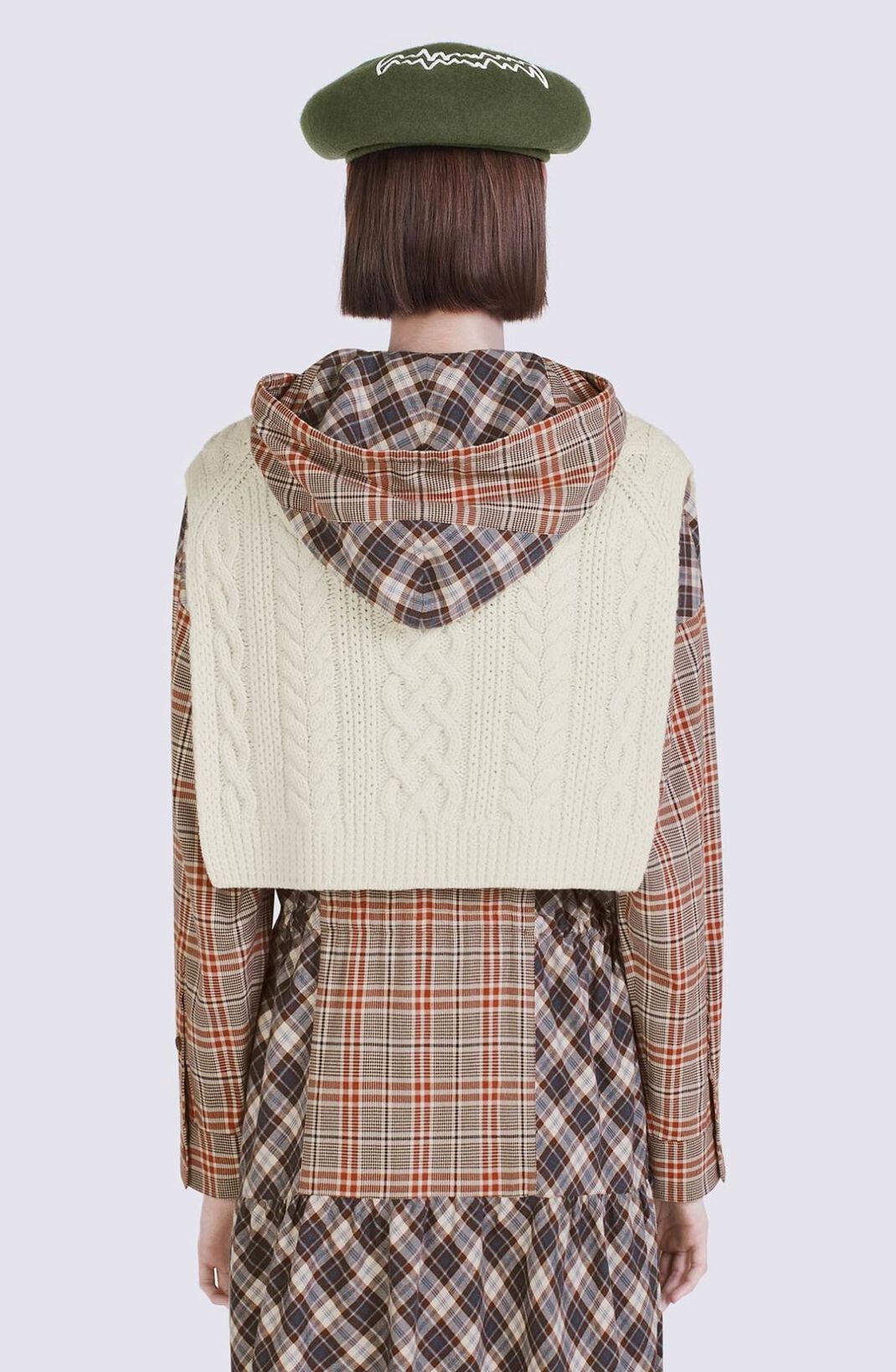 KENZO Paris cropped sleeveless wool jumper - 4
