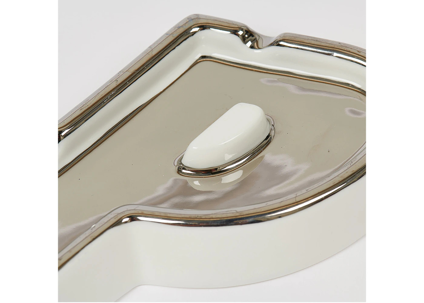 Palace P Ashtray White/Silver - 2