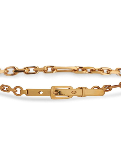 Etro metallic chain-link belt outlook