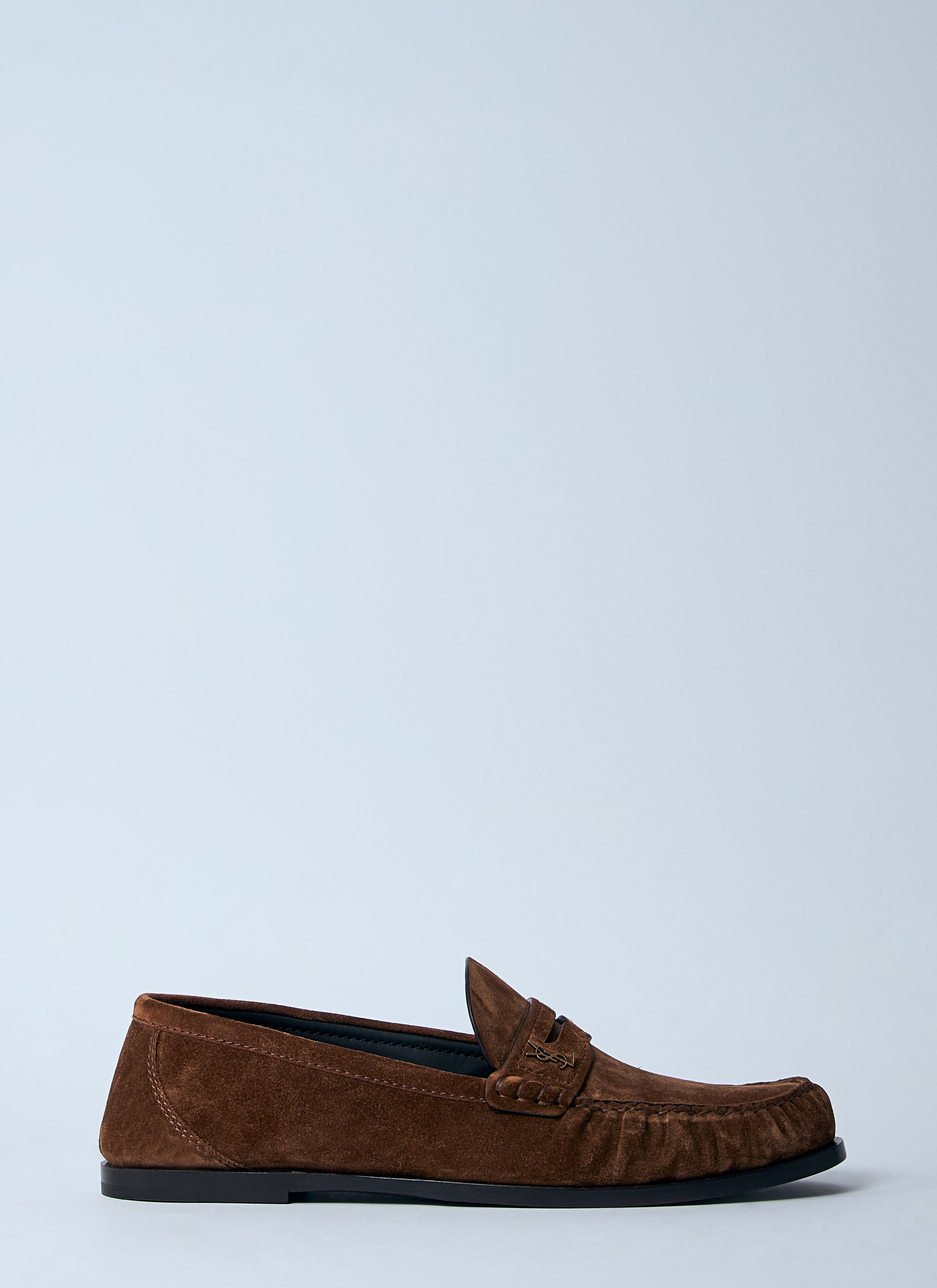 Saint Laurent Men Laurent Suede Loafers - 7