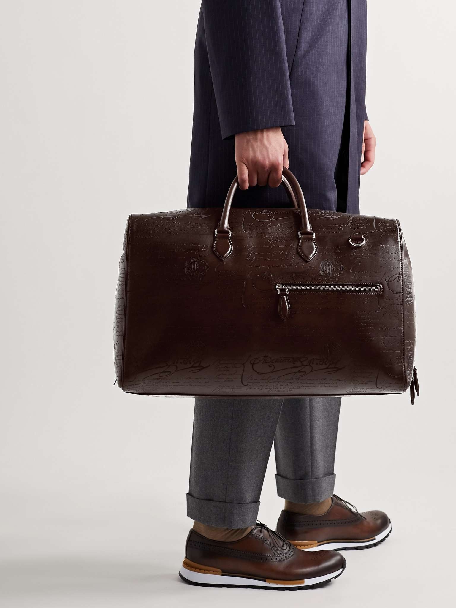 Scritto Leather Holdall - 8