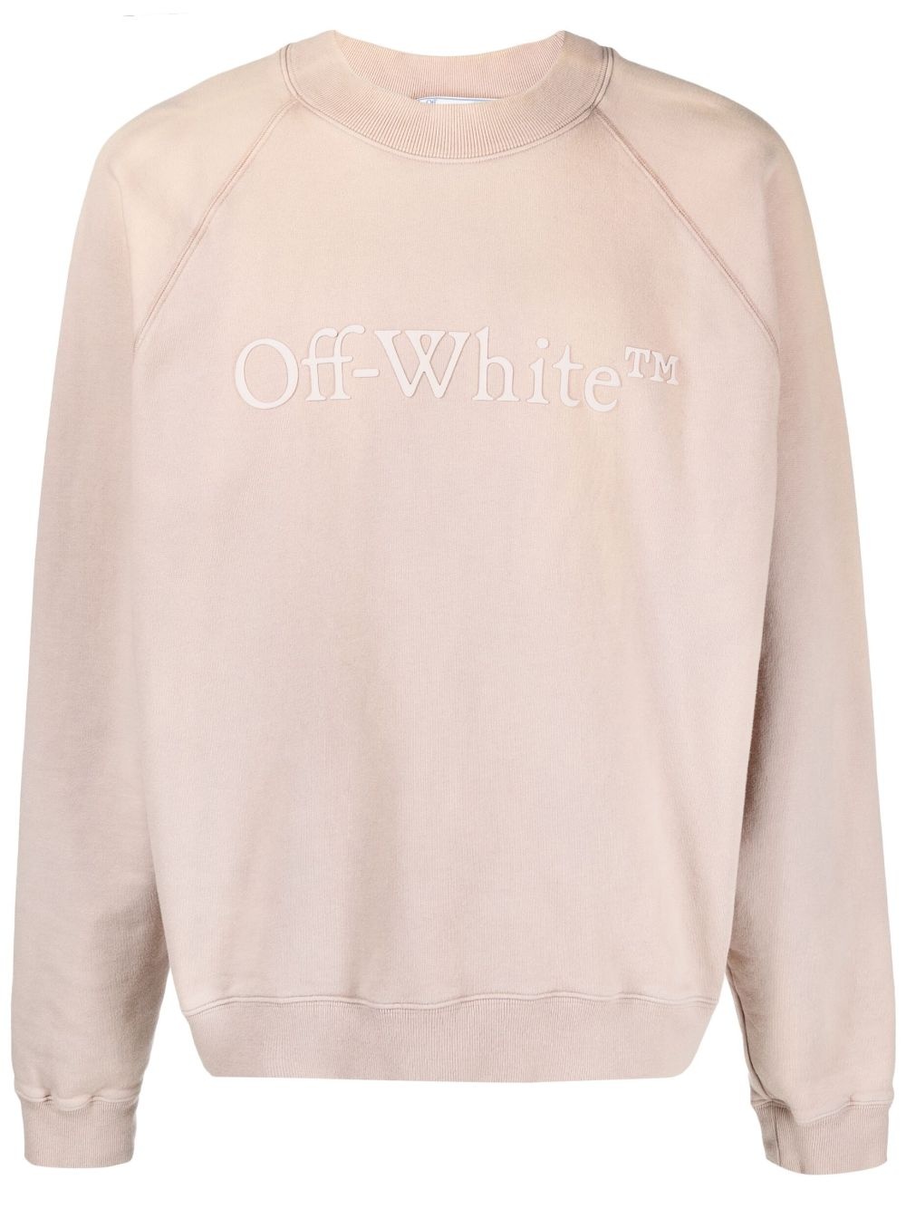 logo-print cotton sweatshirt - 1