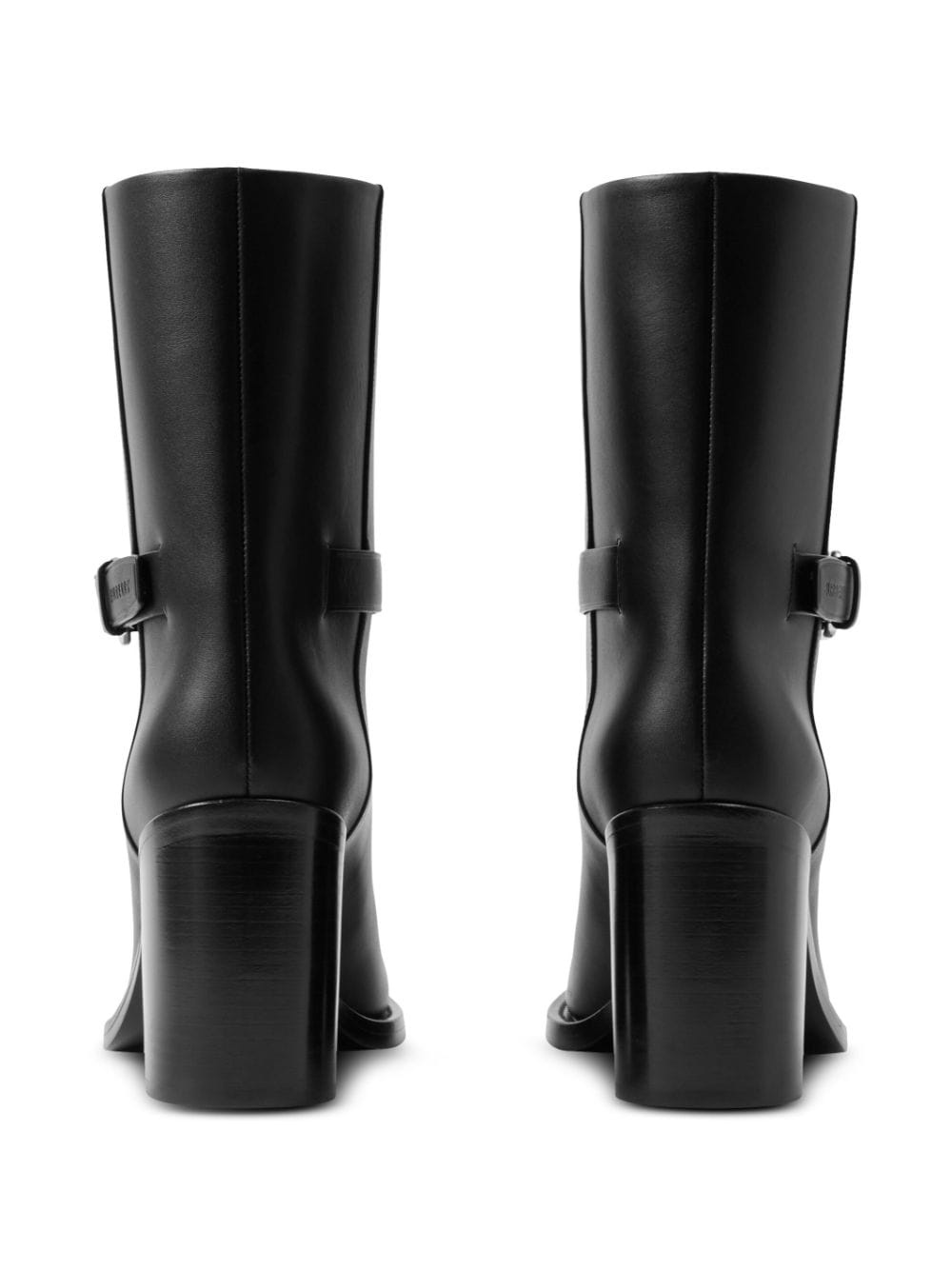 80mm leather ankle boots - 3