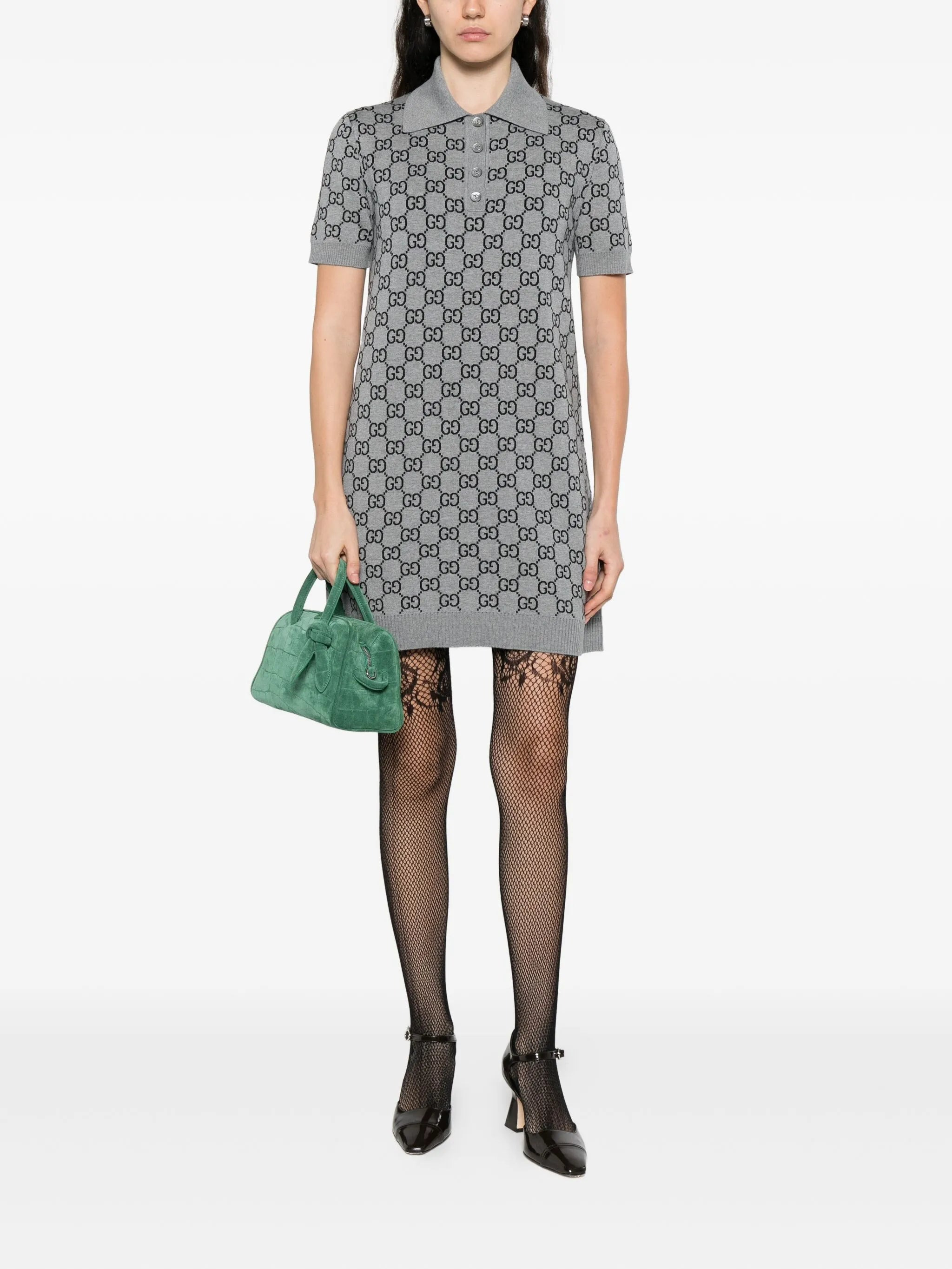 Gucci GG-pattern Mini Dress - 2