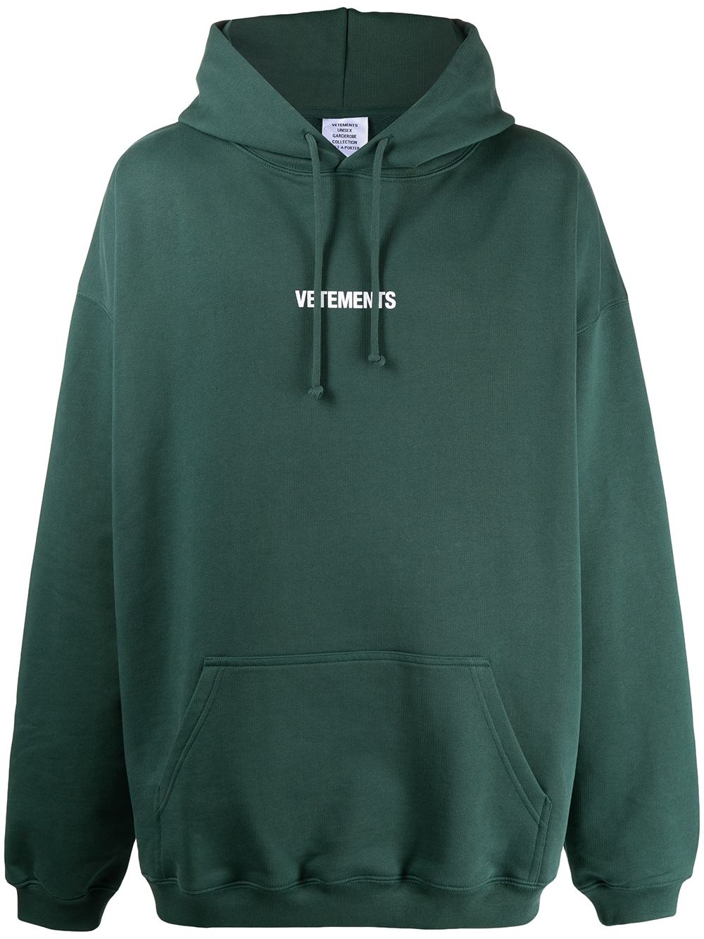 oversize logo-print hoodie - 1