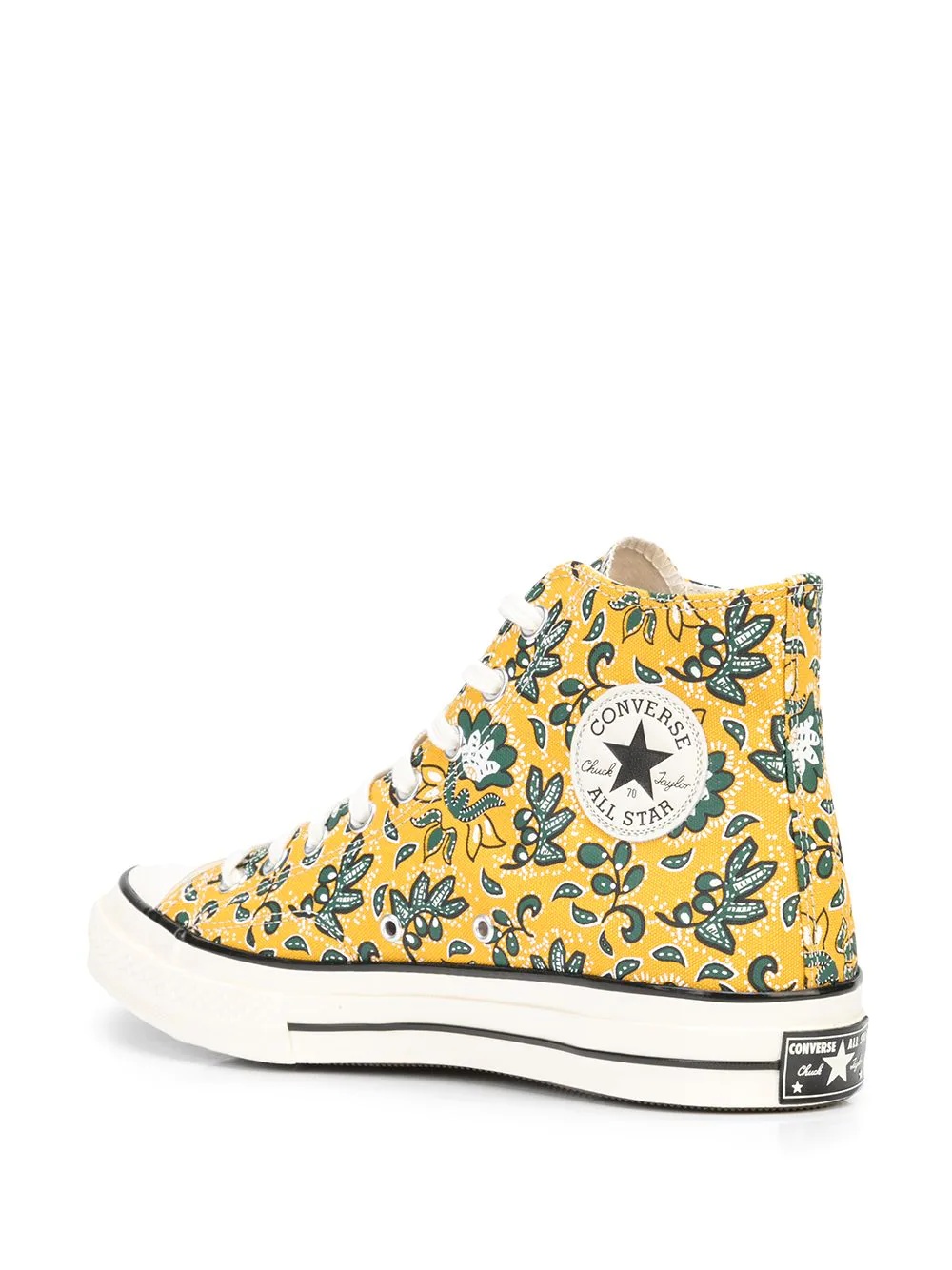 floral-print high-top sneakers - 3