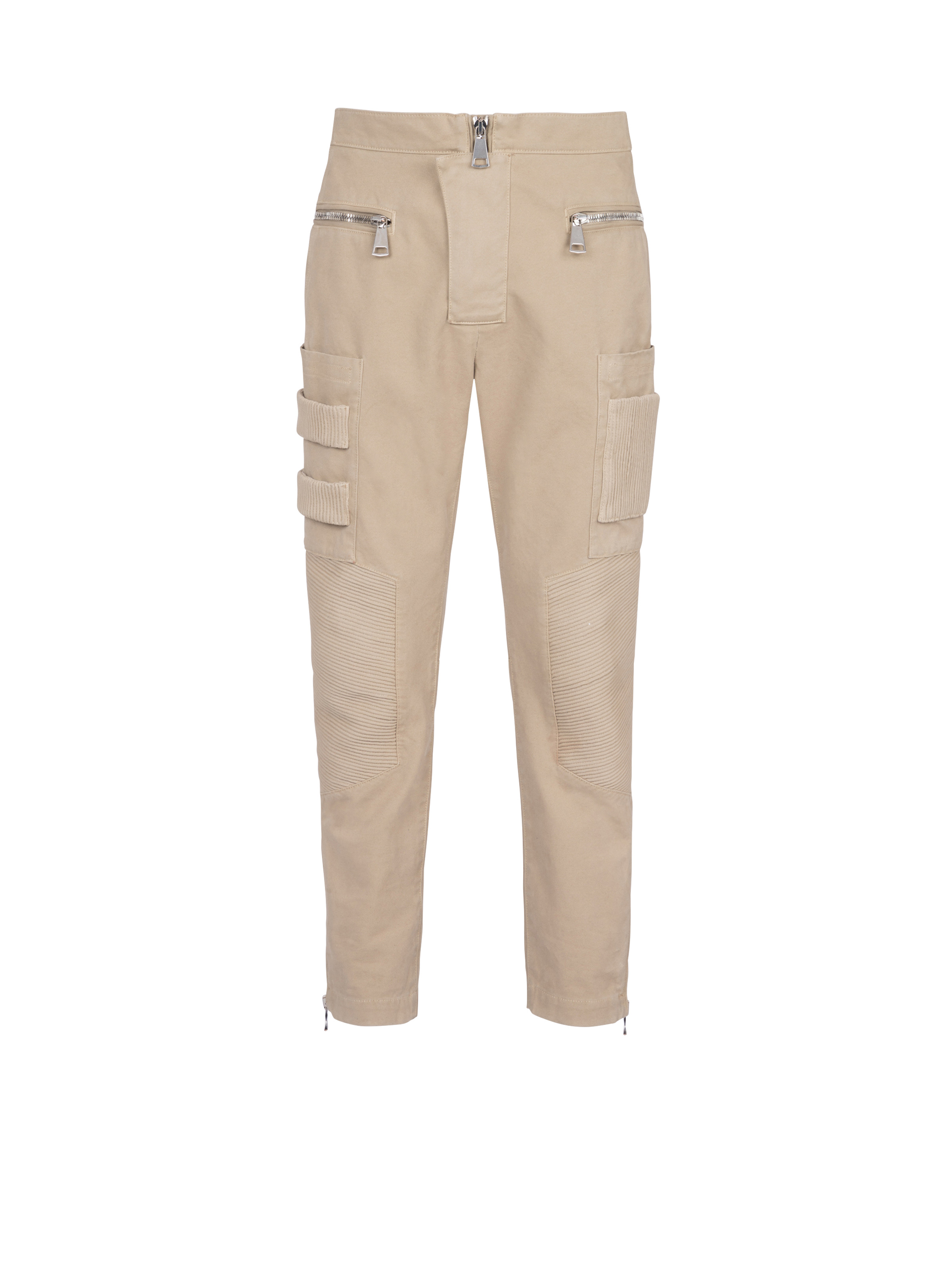 Cotton cargo trousers - 1
