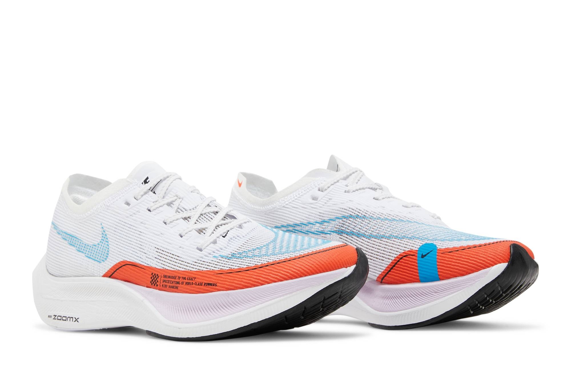 Wmns ZoomX Vaporfly Next% 2 'White Rush Orange' - 8