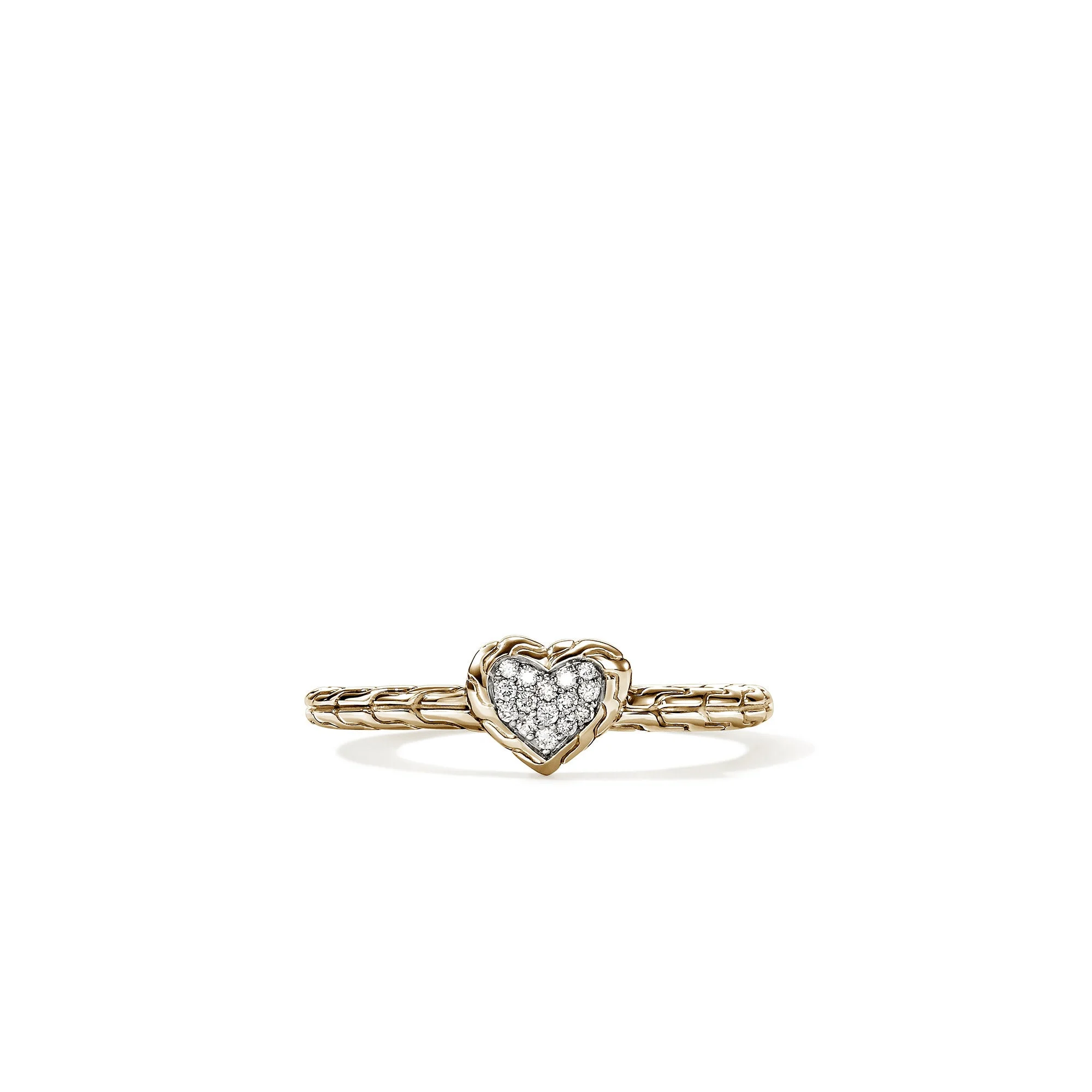 JH Essential Heart Ring, Gold, Diamonds - 1