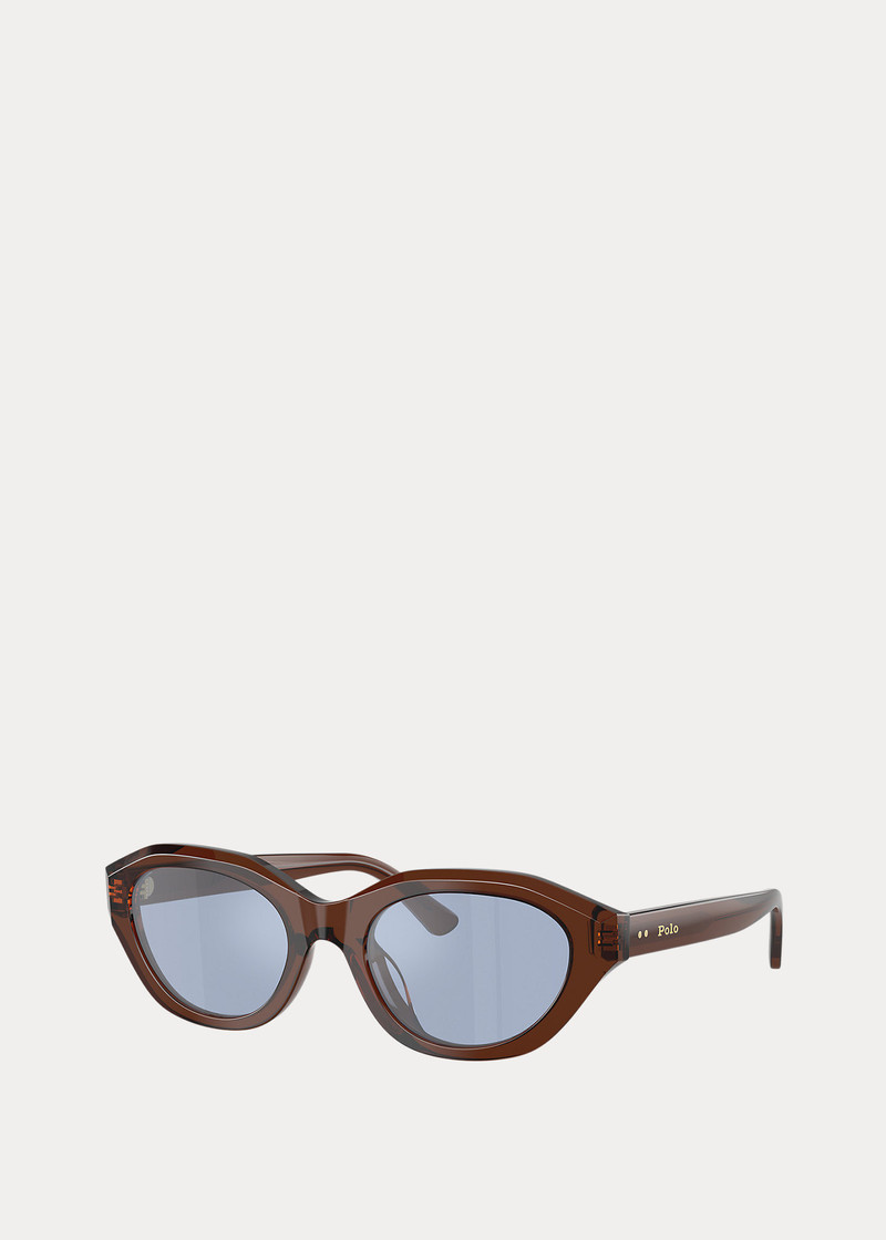 Polo Rectangle Cat-Eye Sunglasses 1