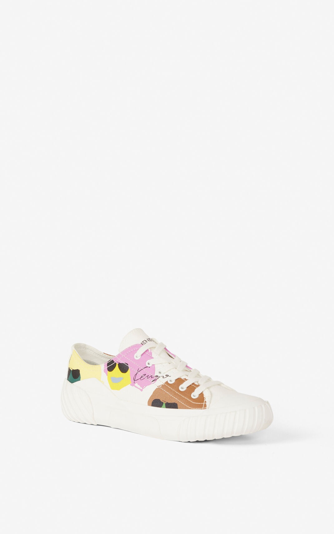 'Kenzo Tribute' canvas trainers - 2