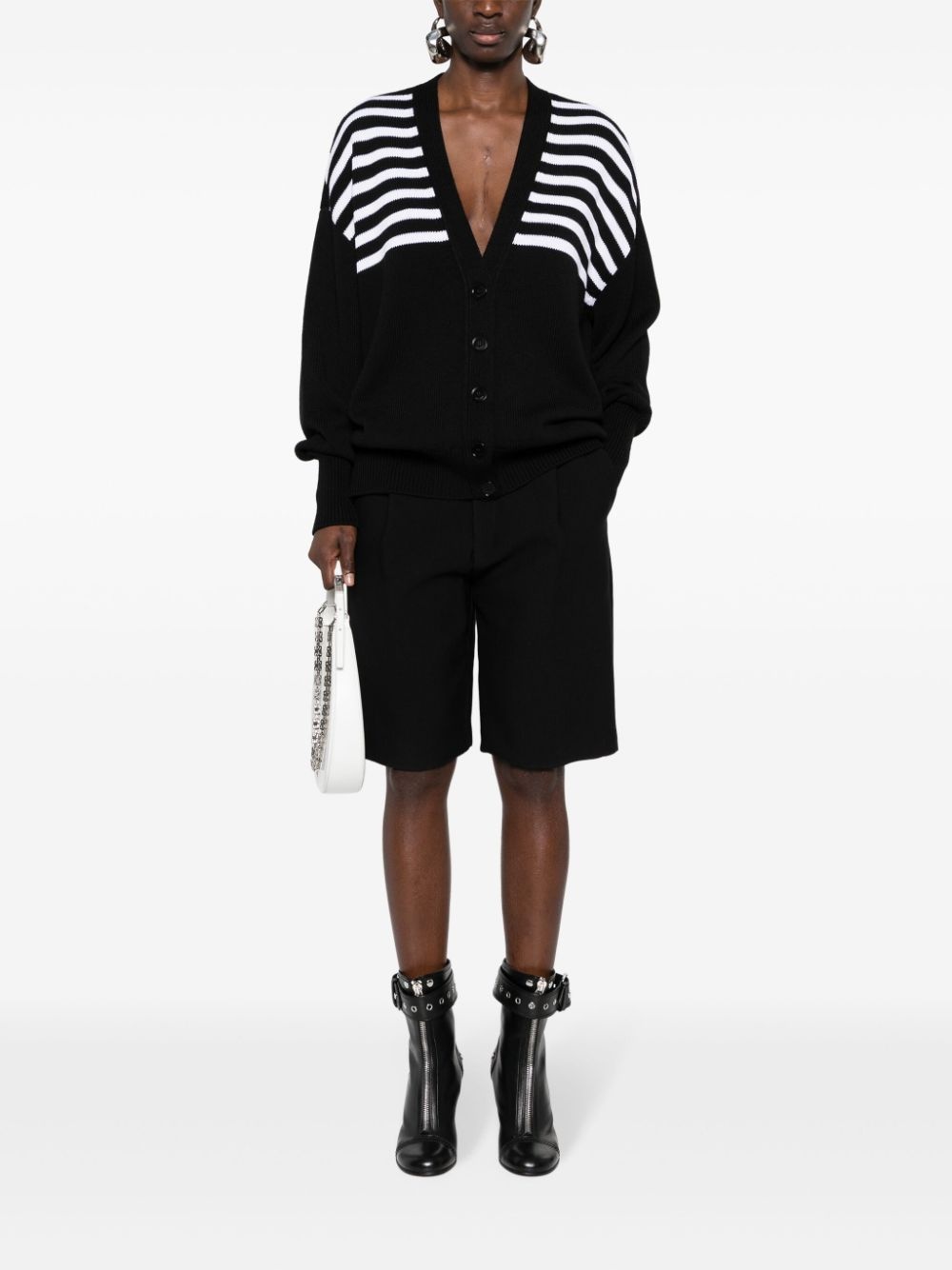 4G striped cardigan - 2