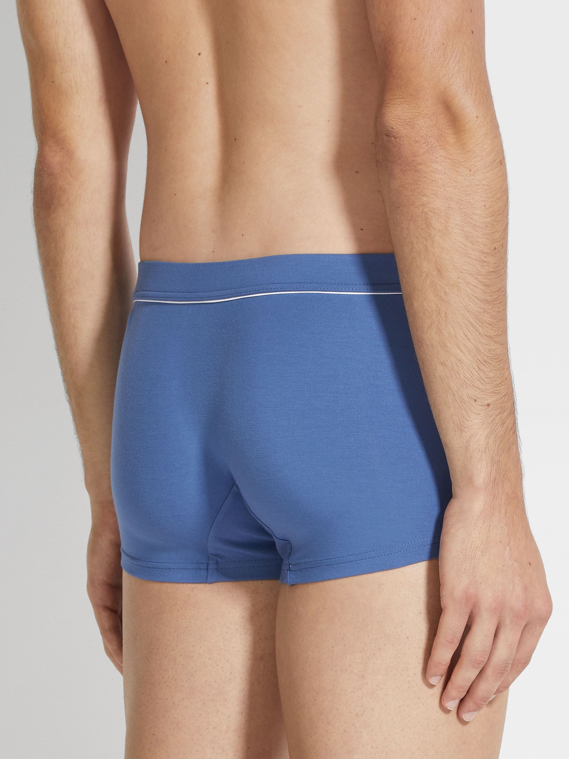 LIGHT BLUE MODAL BLEND TRUNKS - 3