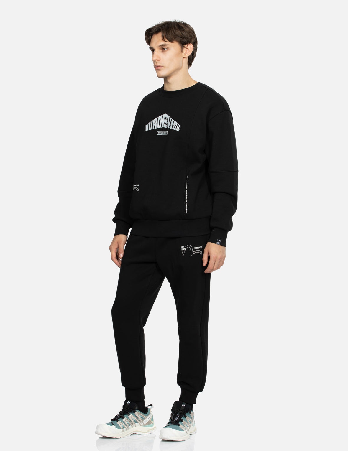 Logo Print Regular Fit Sweatpants - 4