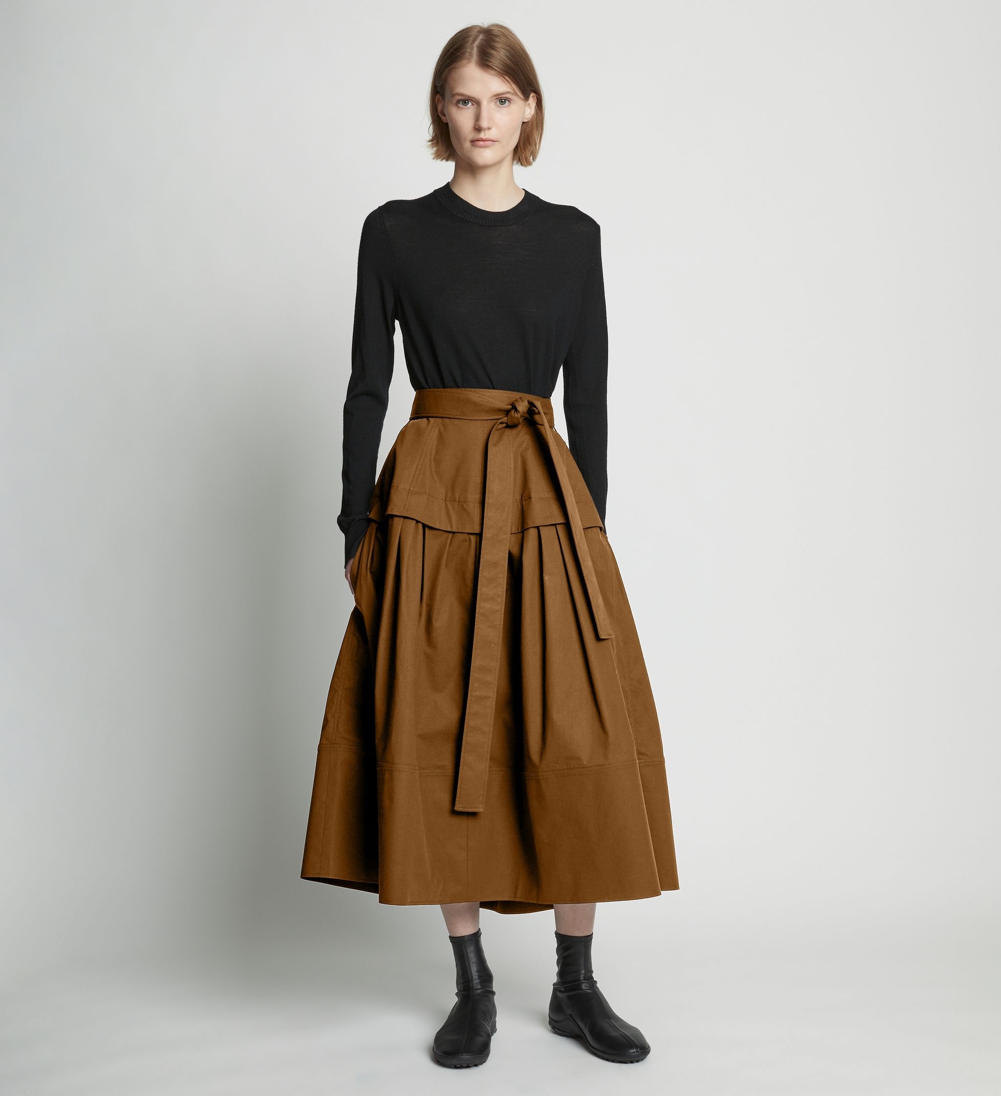 Poplin Belted Skirt - 2