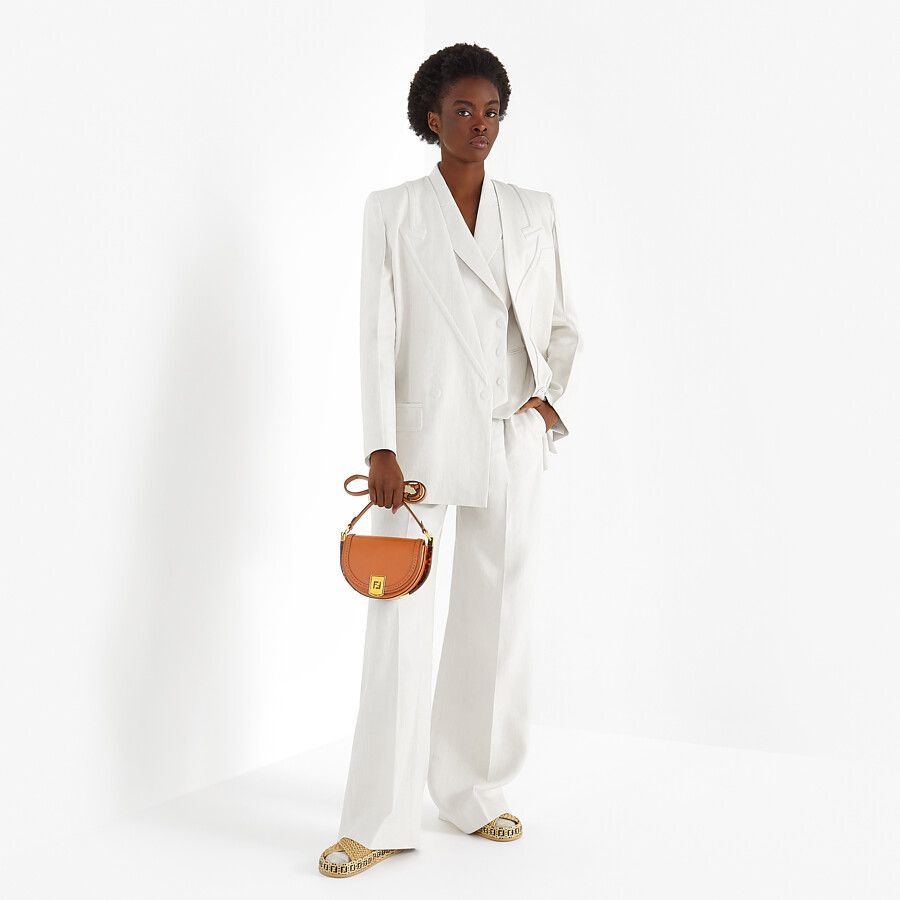 White linen vest - 4