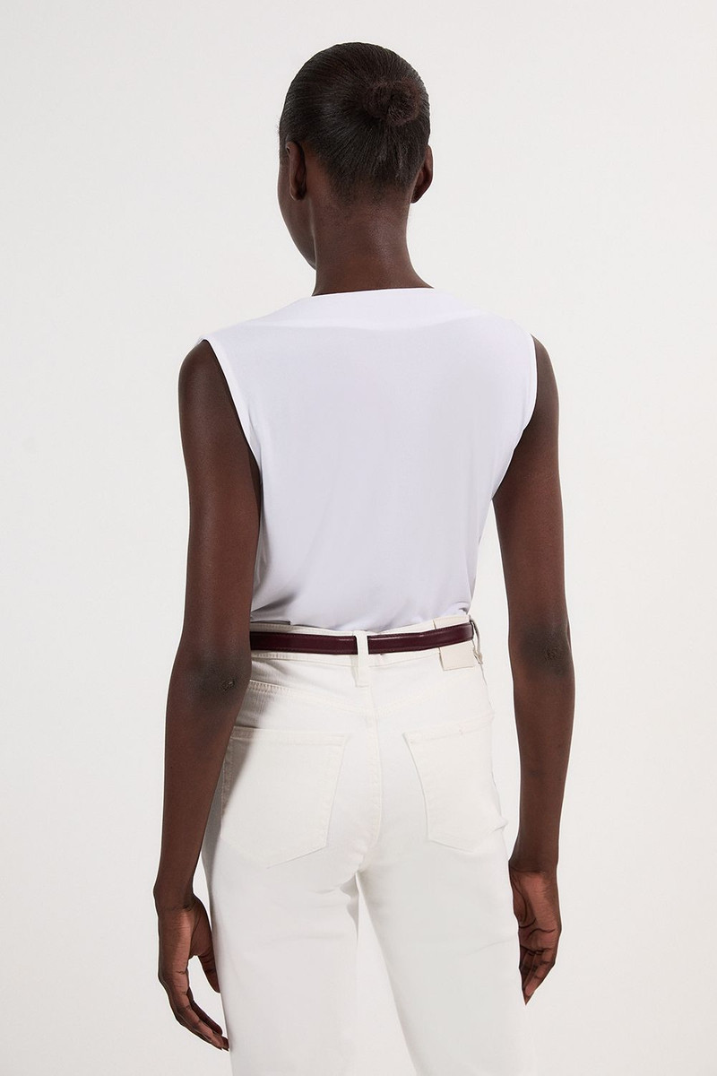 Cowl Neck Jersey Bodysuit 5