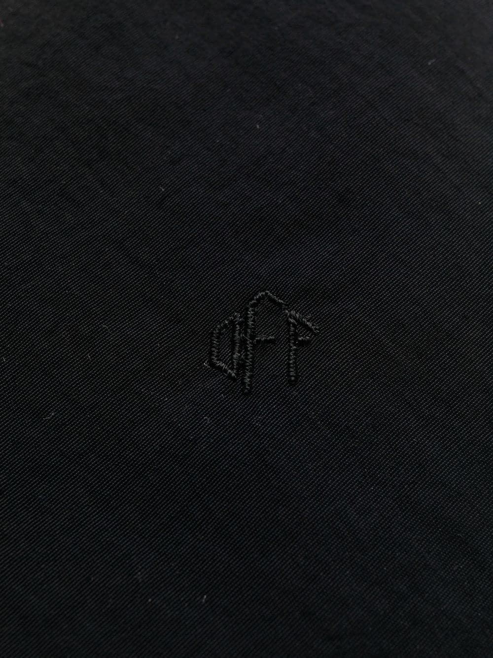 logo-embroidered tie - 2