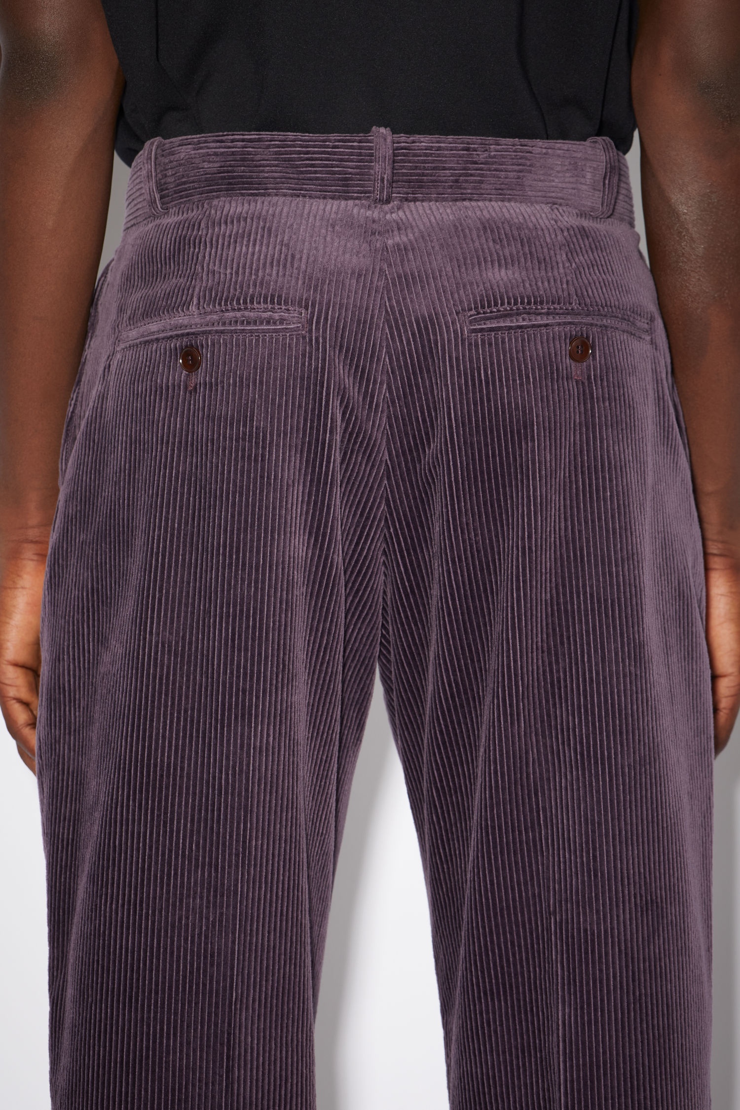Corduroy trousers - Aubergine purple - 6