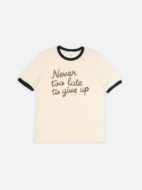 Ricky Too Late T-Shirt Ecru - 1