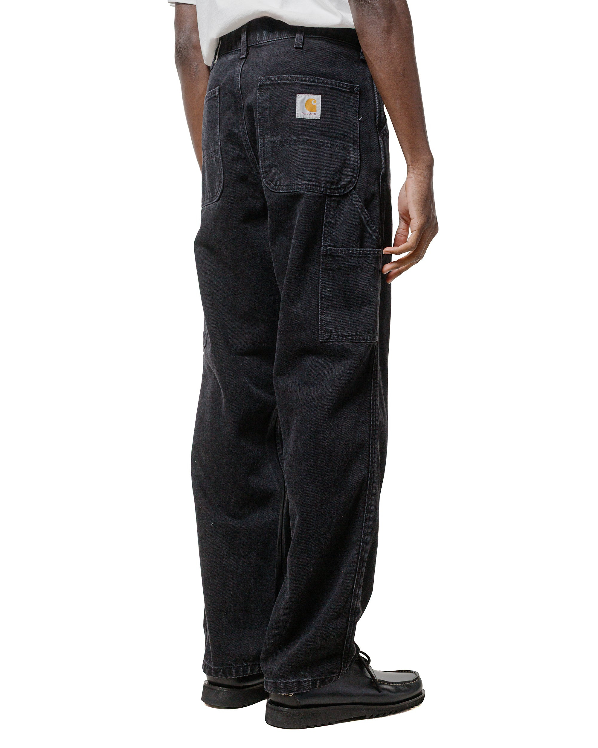 Carhartt W.I.P. Single Knee Pant Black Stone Washed - 3