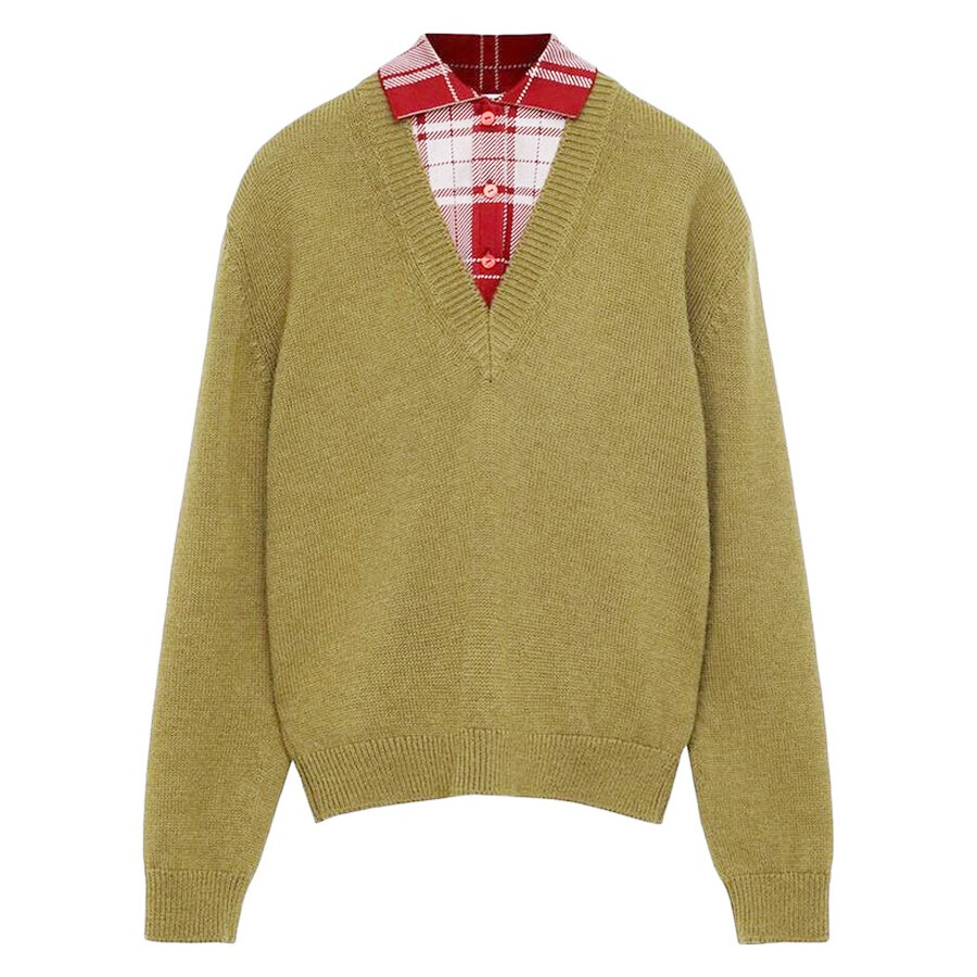 Loewe Polo Collar V Neck Sweater - 5