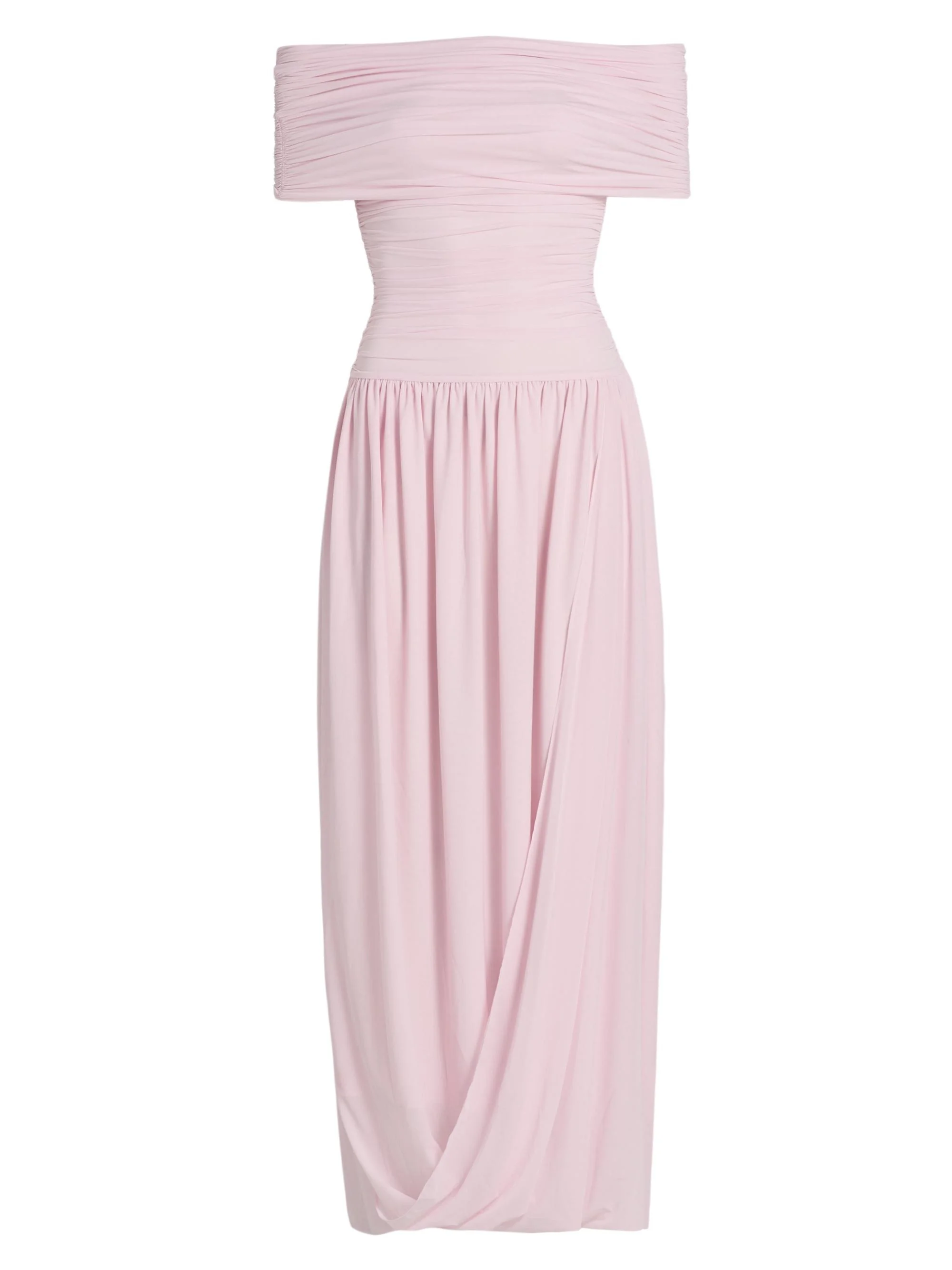 Women's Irulan Jersey Off-The-Shoulder Maxi Dress - Icy Pink - 1