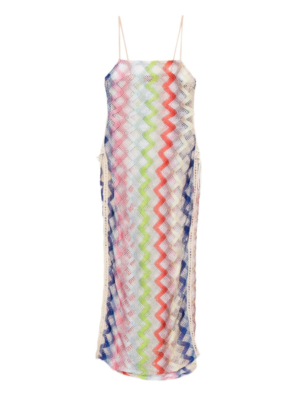 zig-zag knit beach dress - 1