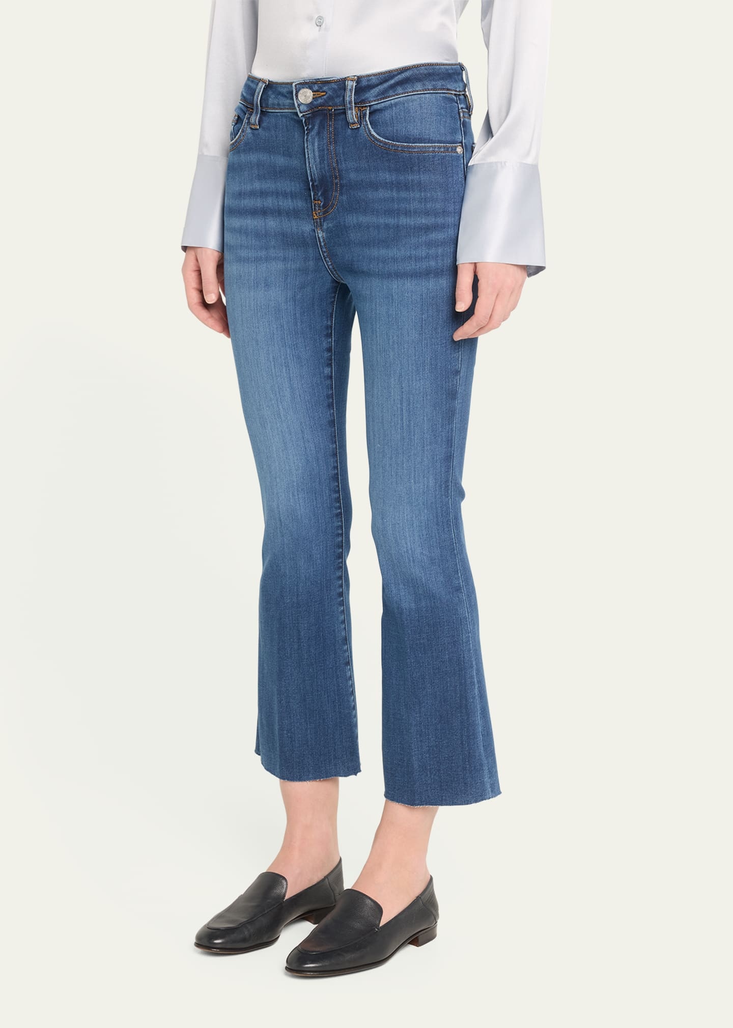 Le Crop Mini Bootcut Jeans - 4