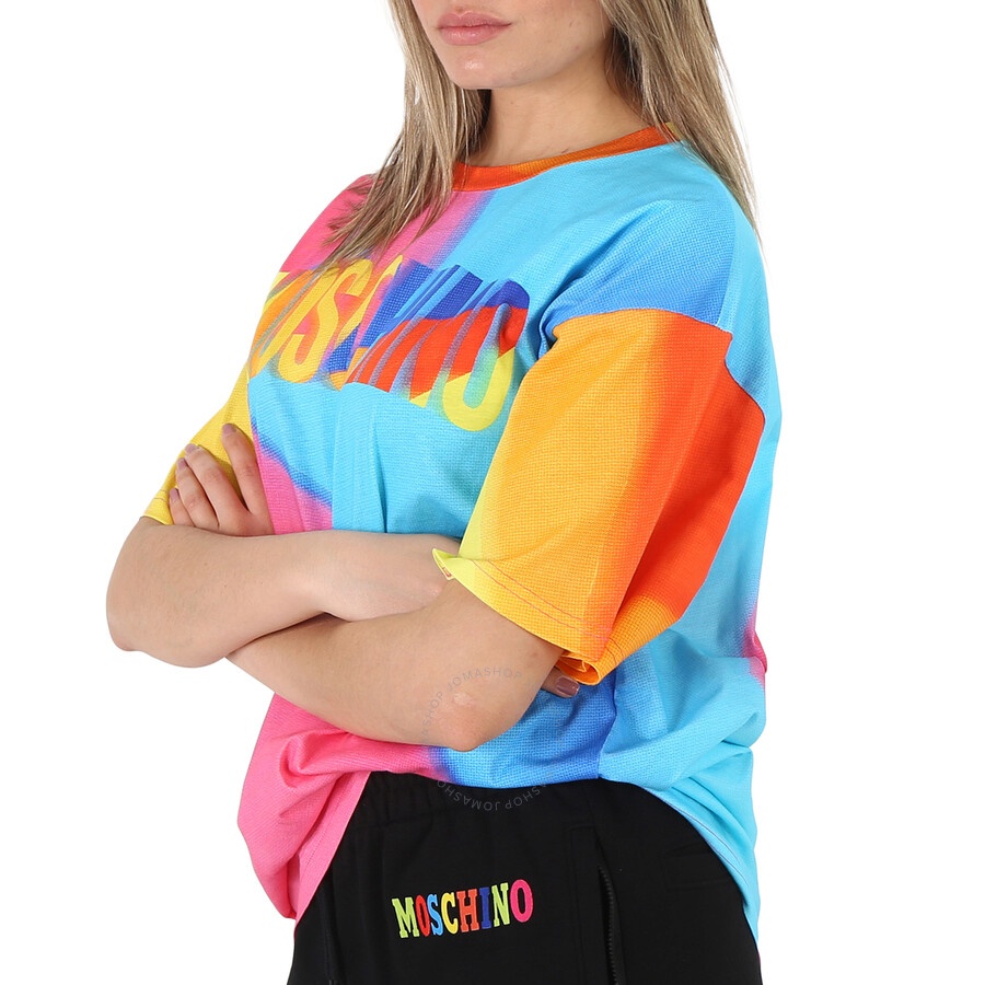 Moschino Logo-Print Oversized T-Shirt - 4