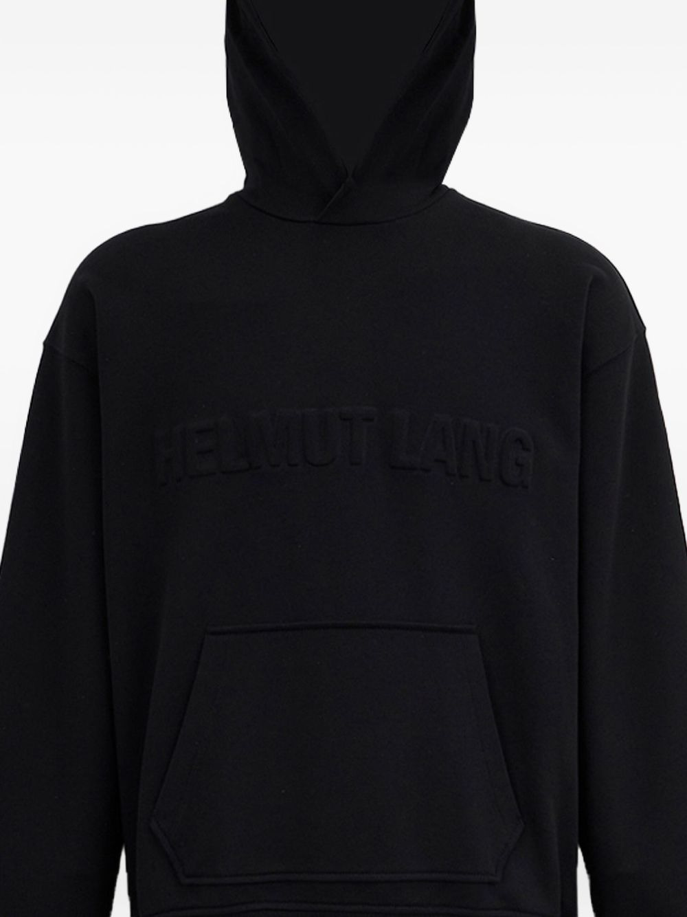 embossed logo hoodie - 2
