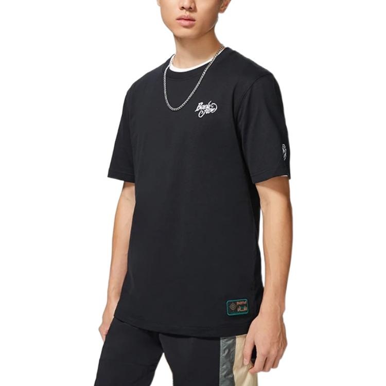 Li-Ning BadFive Graphic Loose Fit T-shirt 'Black' AHSS725-3 - 3