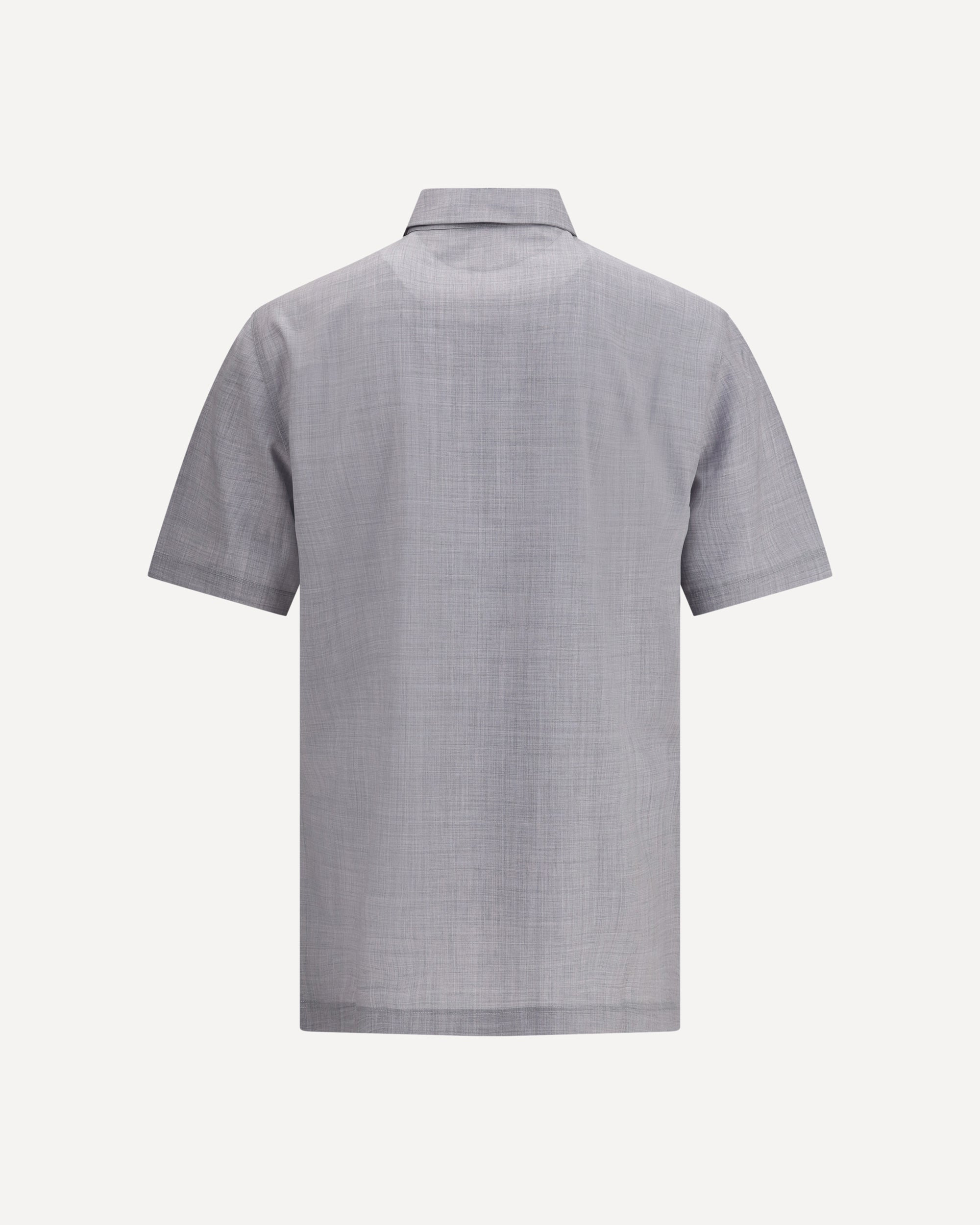 Virgin wool poplin polo Shirt - 2